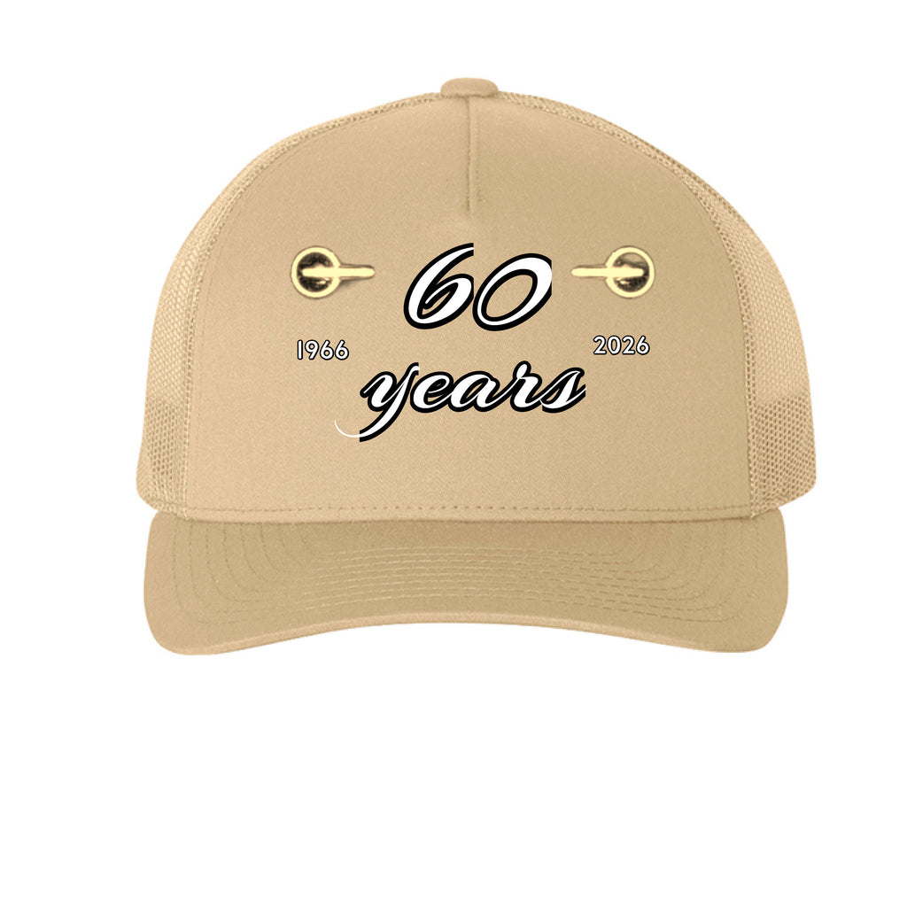60 Years Wild Trucker Hat | 1966–2026 Heritage Edition (Off-Road Inspired) Hats