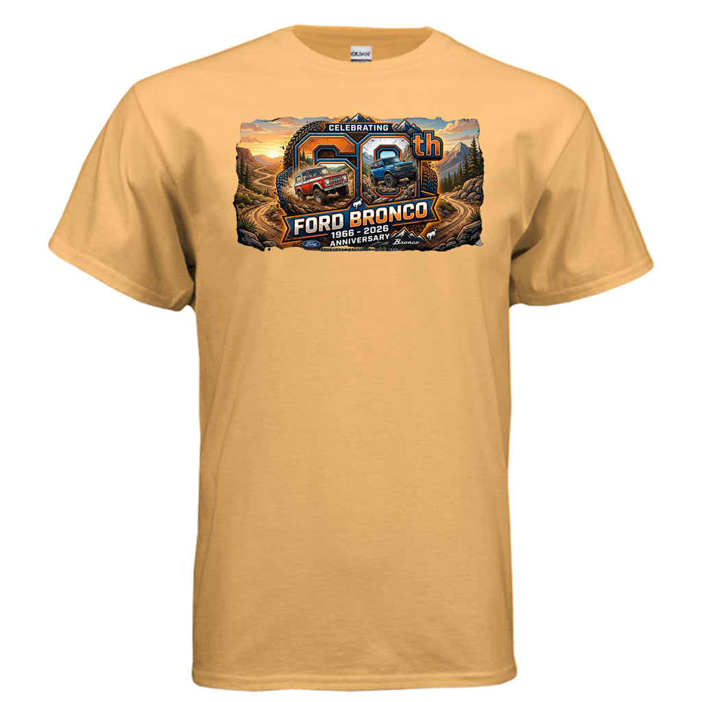 Bronco 60th Edition Tee – From Classic to 6G Legend T-Shirt