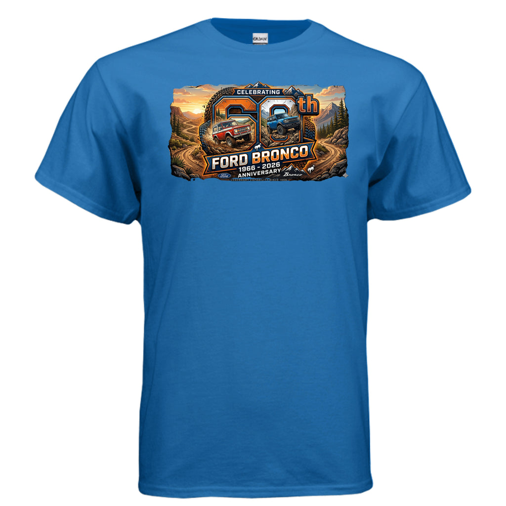 Bronco 60th Edition Tee – From Classic to 6G Legend T-Shirt