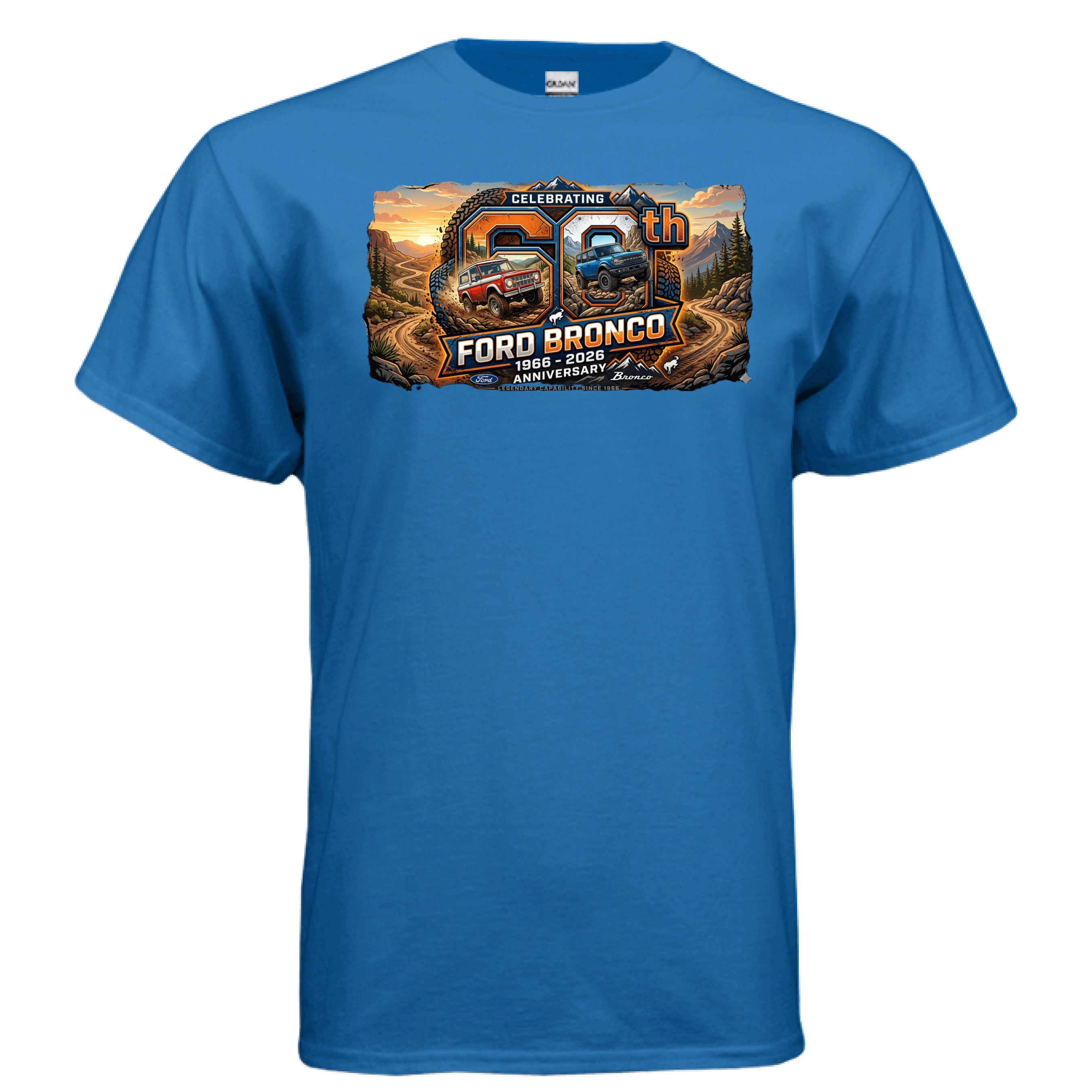 Bronco 60th Edition Tee – From Classic to 6G Legend T-Shirt