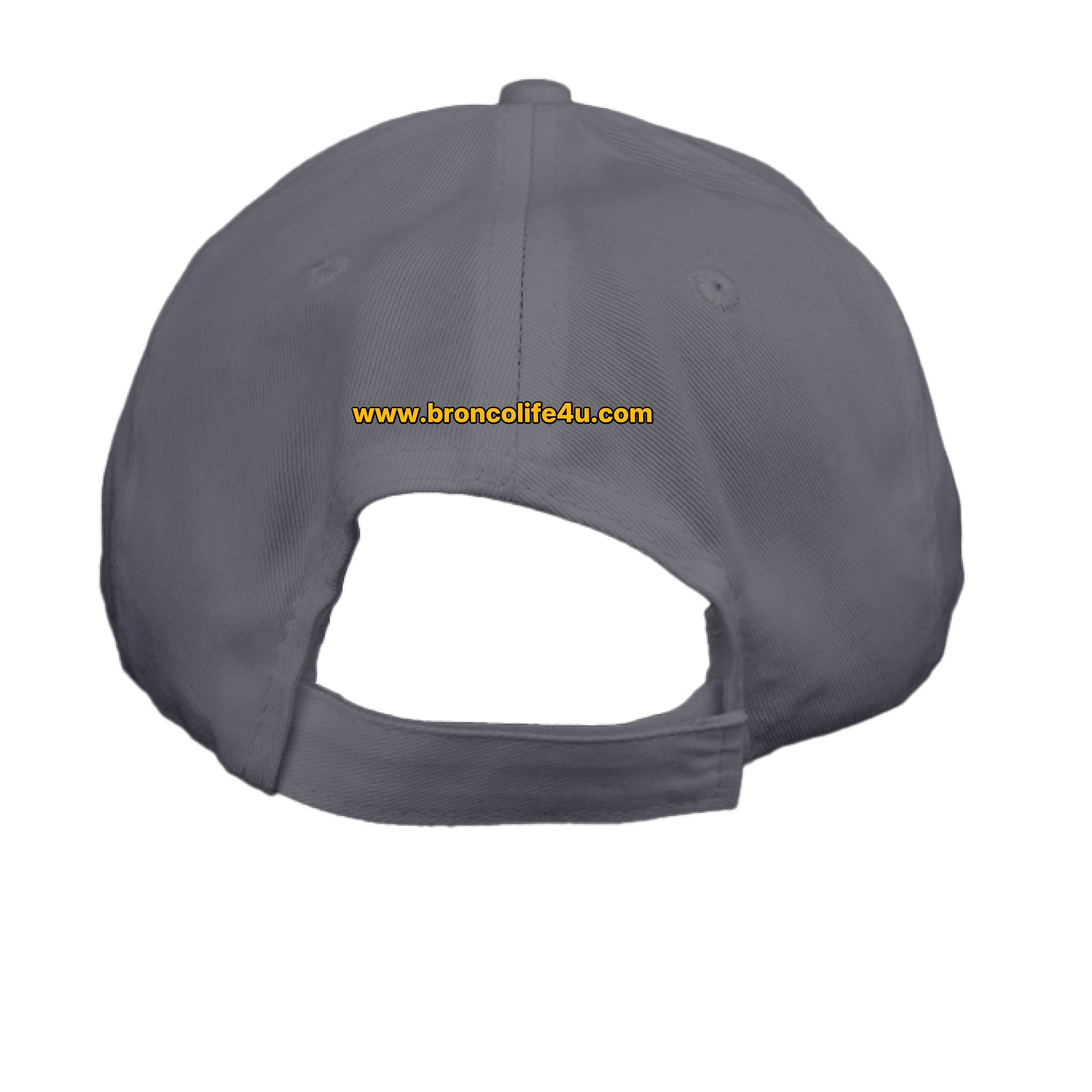 Bronco Life low profile dad hat featuring bold Ford Bronco graphic and "It’s a Bronco B*#CH!" text in black and white.