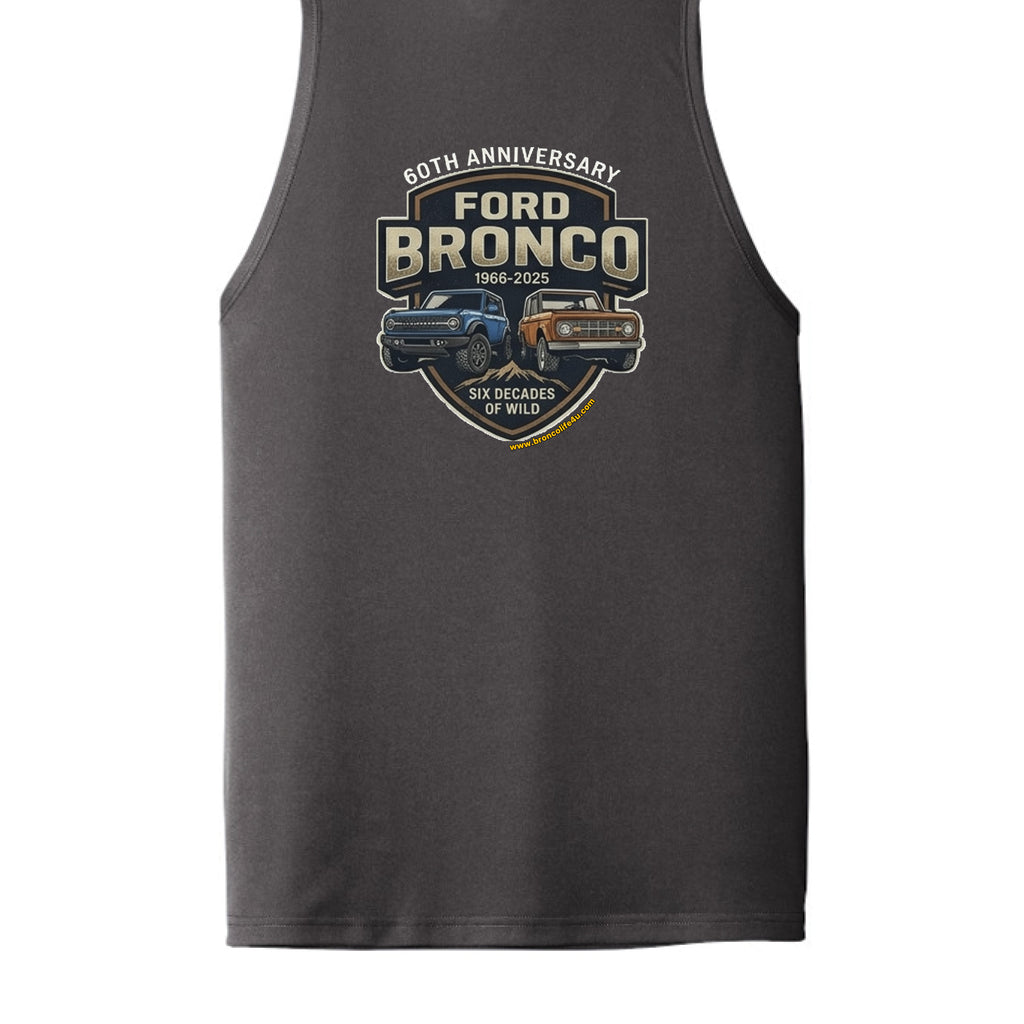 Bronco 60th Anniversary Tank | Double-Sided Heritage Edition (1966–2026 Wild Series) T-Shirt