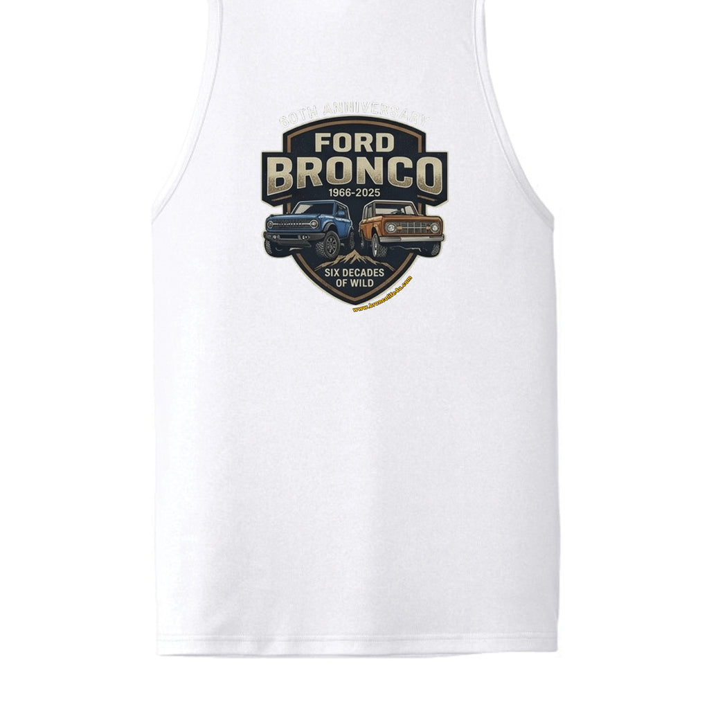 Bronco 60th Anniversary Tank | Double-Sided Heritage Edition (1966–2026 Wild Series) T-Shirt
