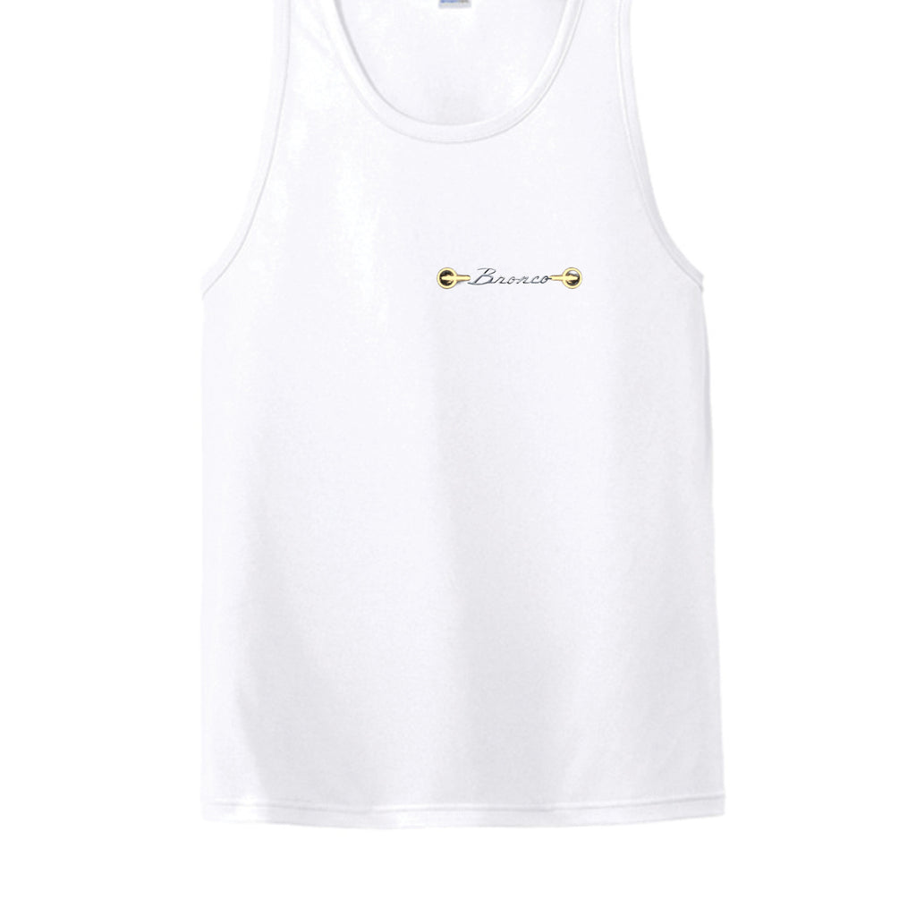 Bronco 60th Anniversary Tank | Double-Sided Heritage Edition (1966–2026 Wild Series) White T-Shirt