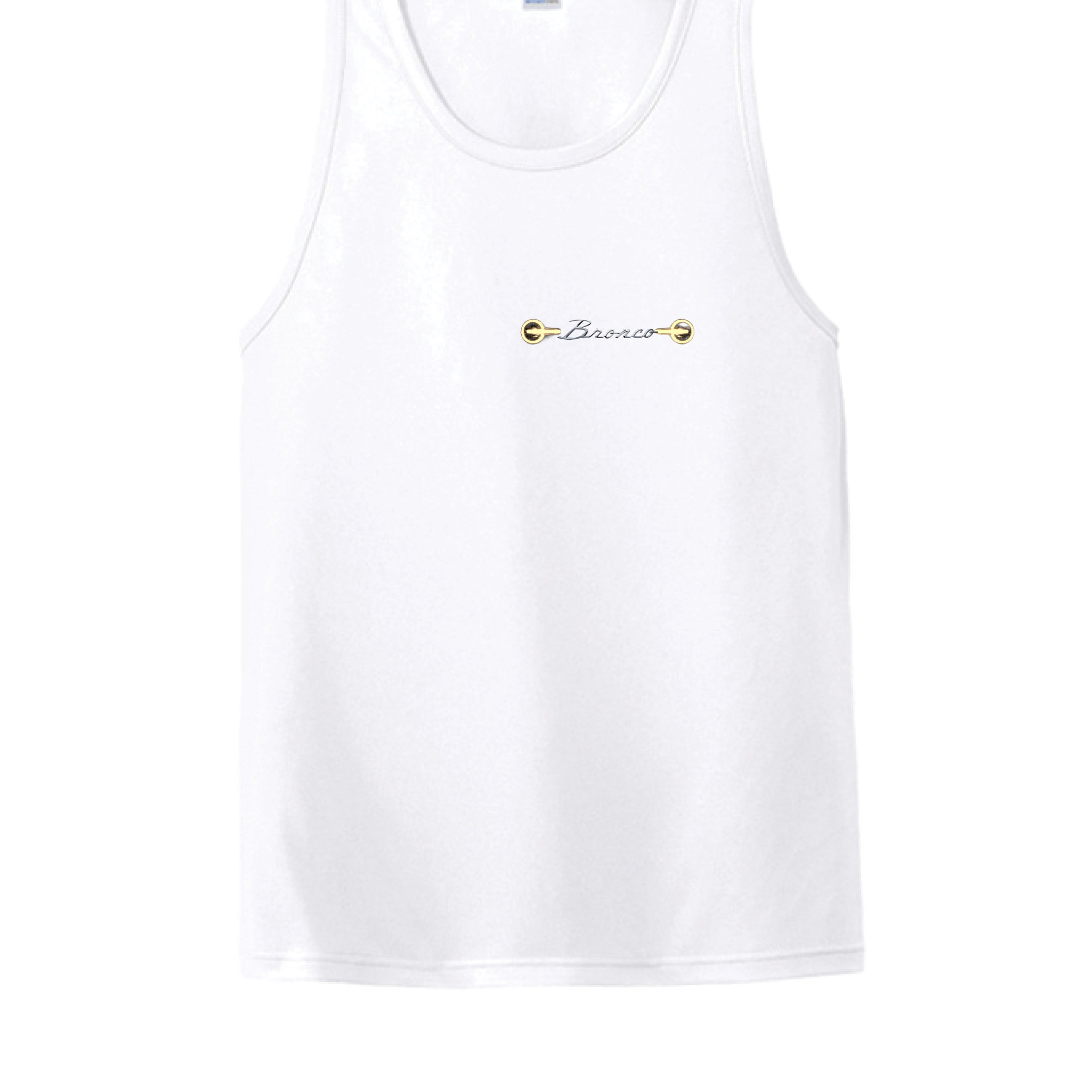 Bronco 60th Anniversary Tank | Double-Sided Heritage Edition (1966–2026 Wild Series) White T-Shirt