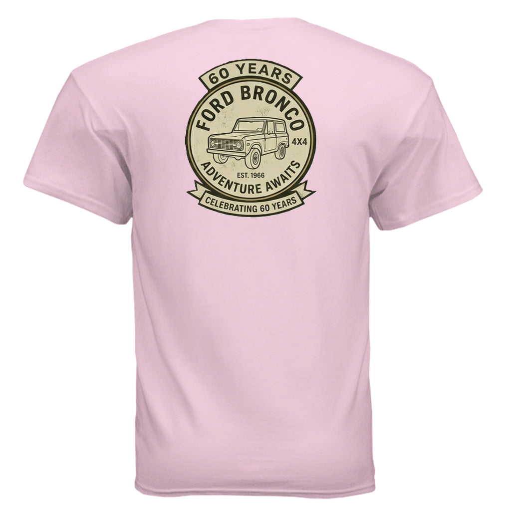 60 Years Anniversary Holiday Truck Tee | Vintage 1966 Off-Road Shirt | Bronco Heritage Graphic Tee T-Shirt