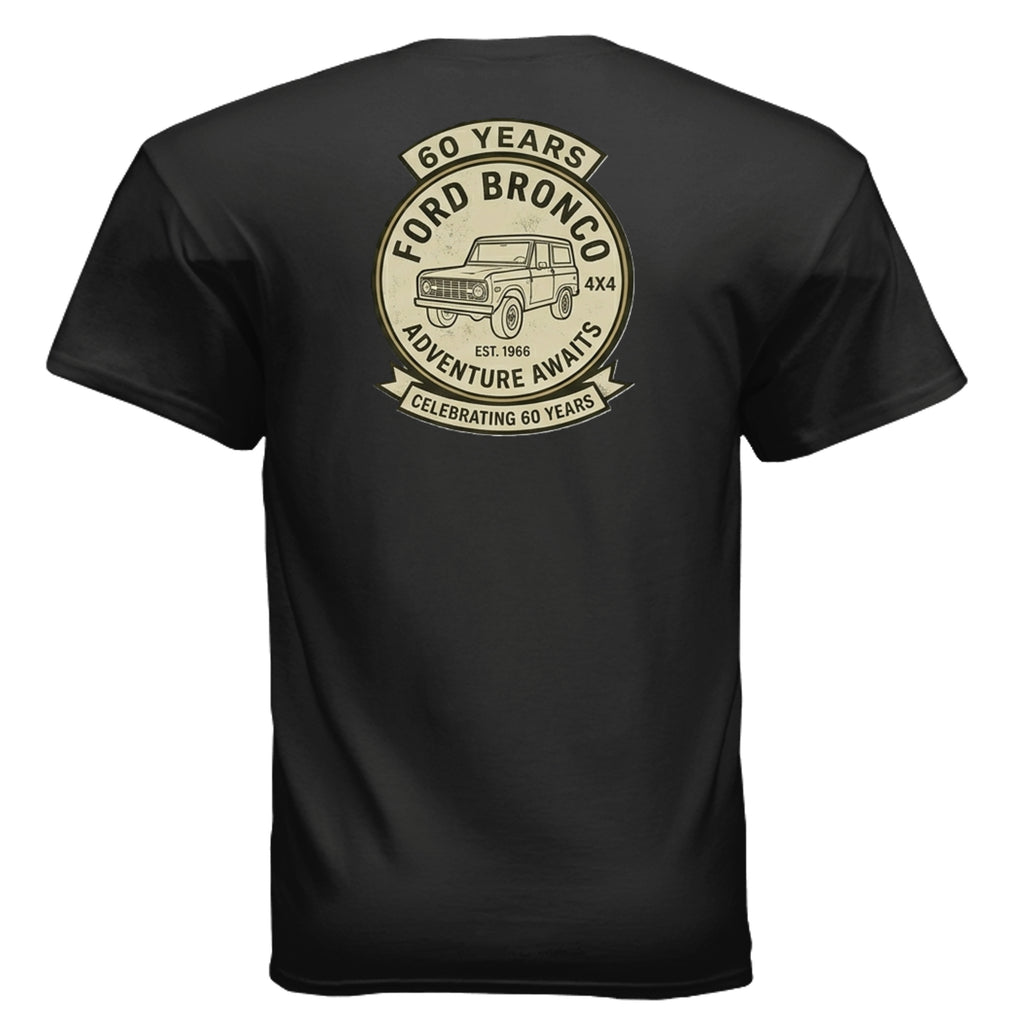 60 Years Anniversary Holiday Truck Tee | Vintage 1966 Off-Road Shirt | Bronco Heritage Graphic Tee T-Shirt