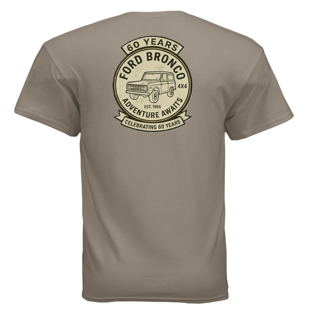 60 Years Anniversary Holiday Truck Tee | Vintage 1966 Off-Road Shirt | Bronco Heritage Graphic Tee T-Shirt