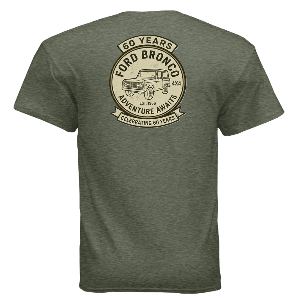 60 Years Anniversary Holiday Truck Tee | Vintage 1966 Off-Road Shirt | Bronco Heritage Graphic Tee T-Shirt