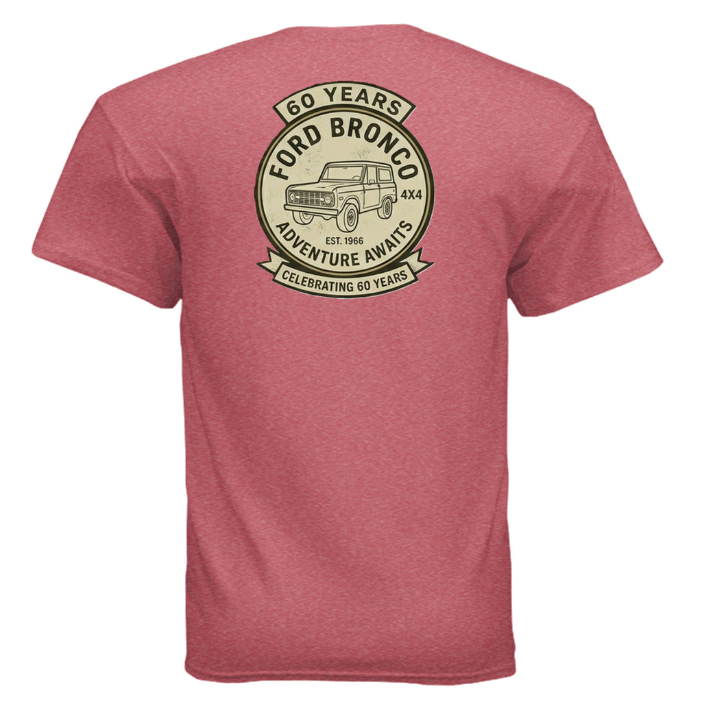 60 Years Anniversary Holiday Truck Tee | Vintage 1966 Off-Road Shirt | Bronco Heritage Graphic Tee T-Shirt