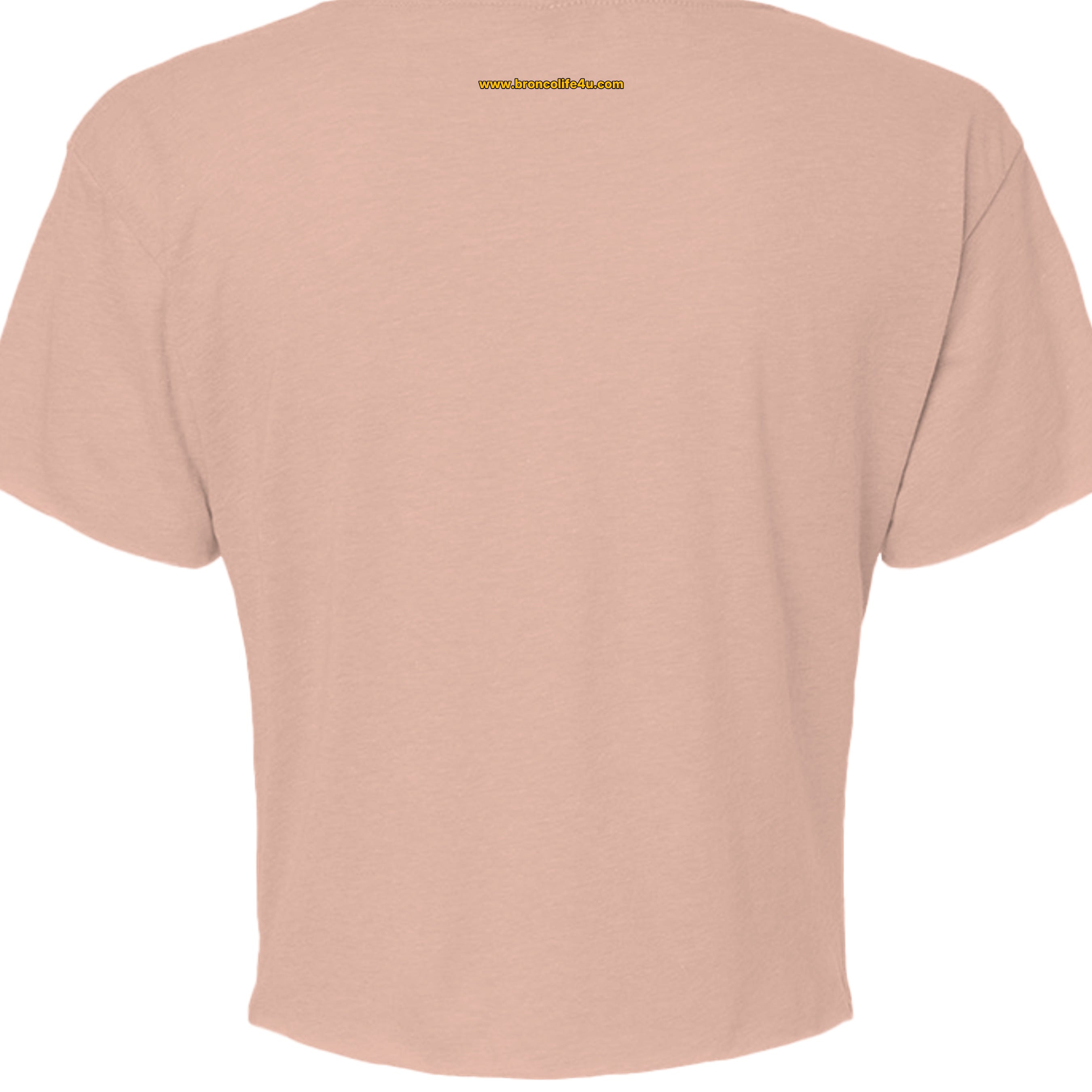 Blue Oval Bronco Women’s Crop Top | Est 1966 Bucking Horse Tee | Vintage Off-Road Style T-Shirt