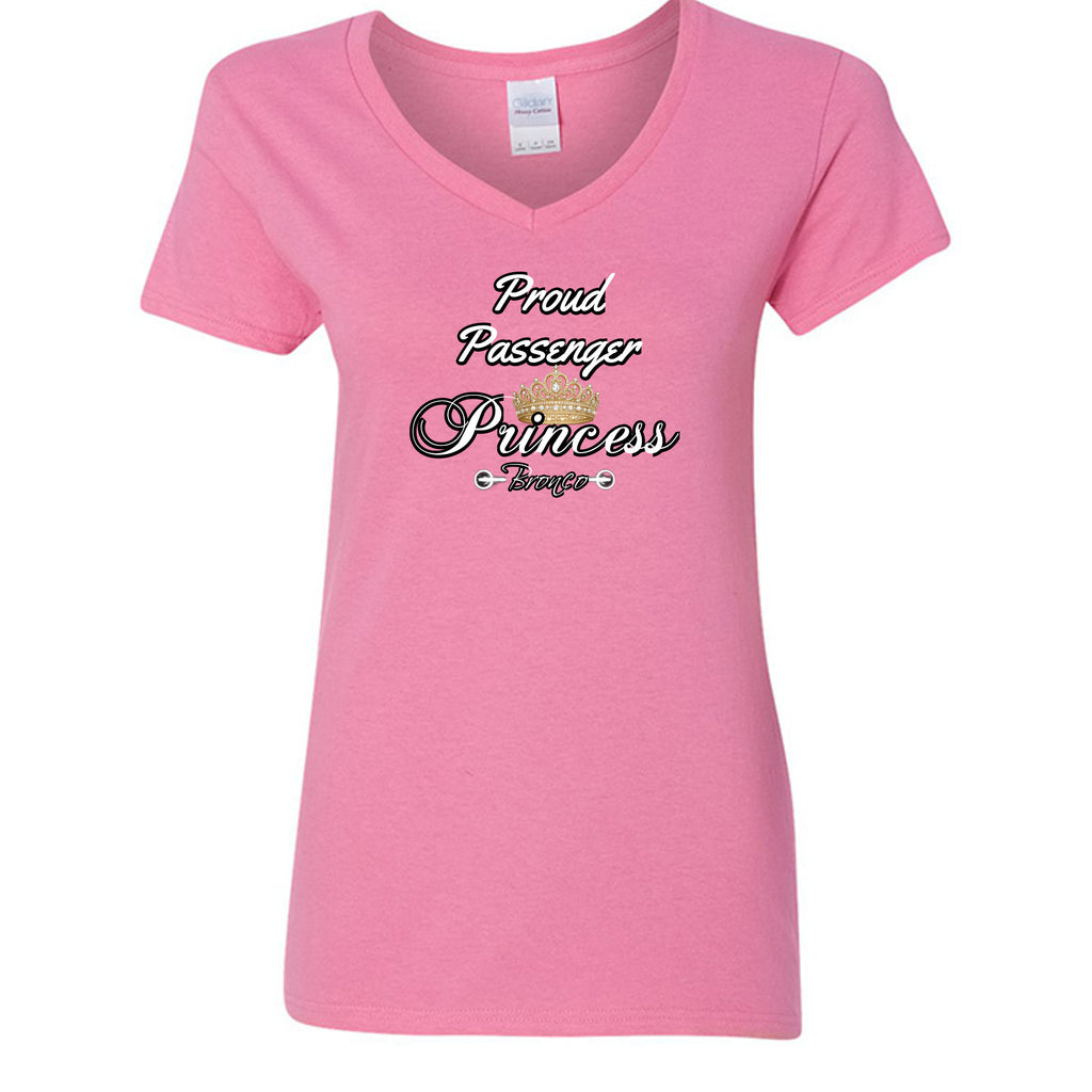 Proud Passenger Princess Bronco Tee — Headlights, Crowns & Co-Pilot Confidence T-Shirt