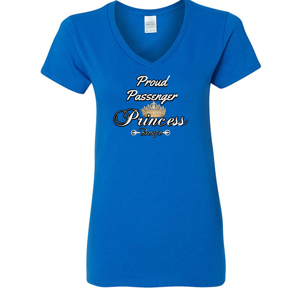 Proud Passenger Princess Bronco Tee — Headlights, Crowns & Co-Pilot Confidence T-Shirt