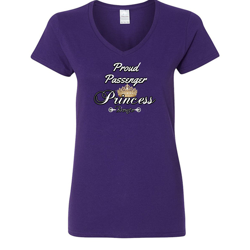 Proud Passenger Princess Bronco Tee — Headlights, Crowns & Co-Pilot Confidence T-Shirt