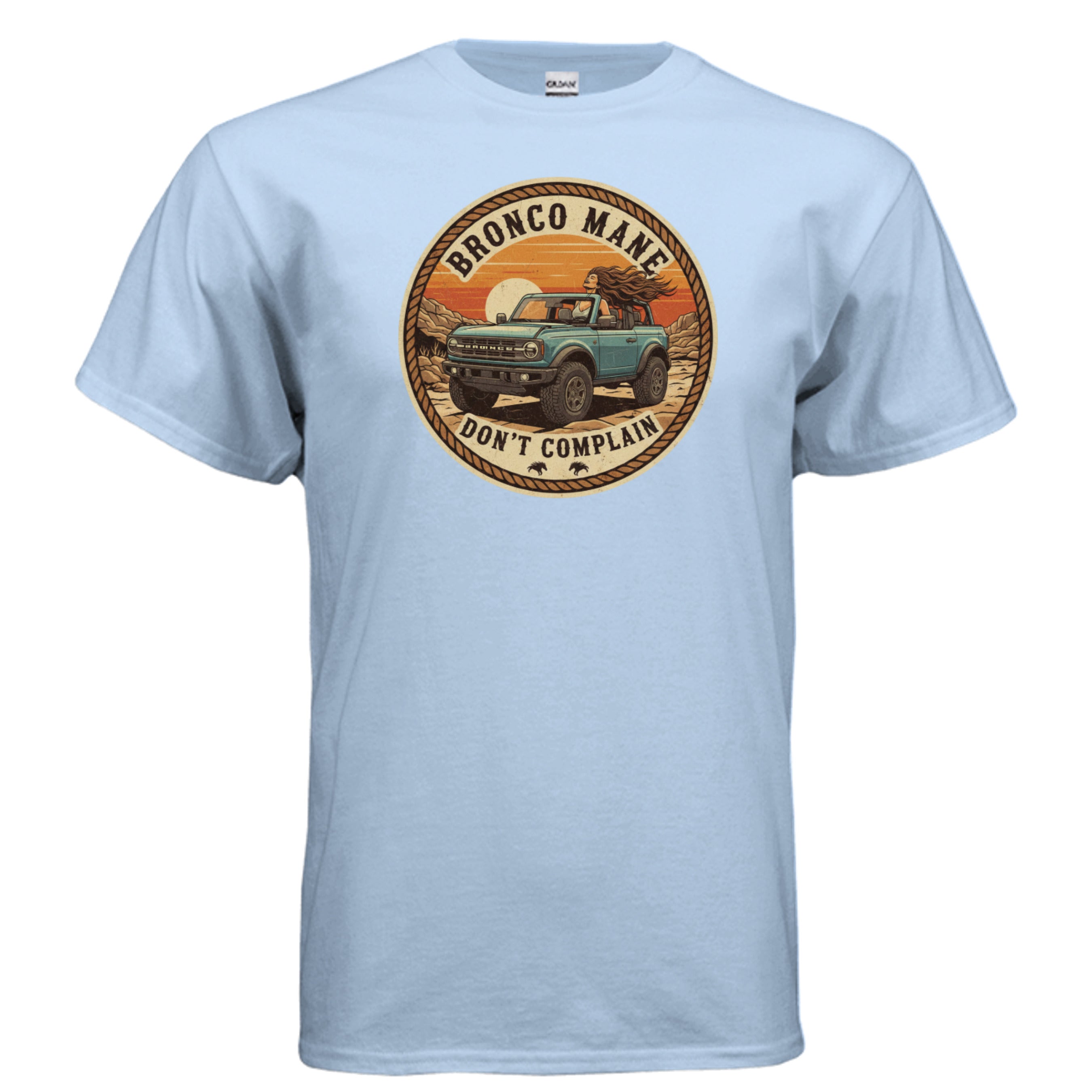 Windblown & Wild – Bronco Mane Shirt T-Shirt