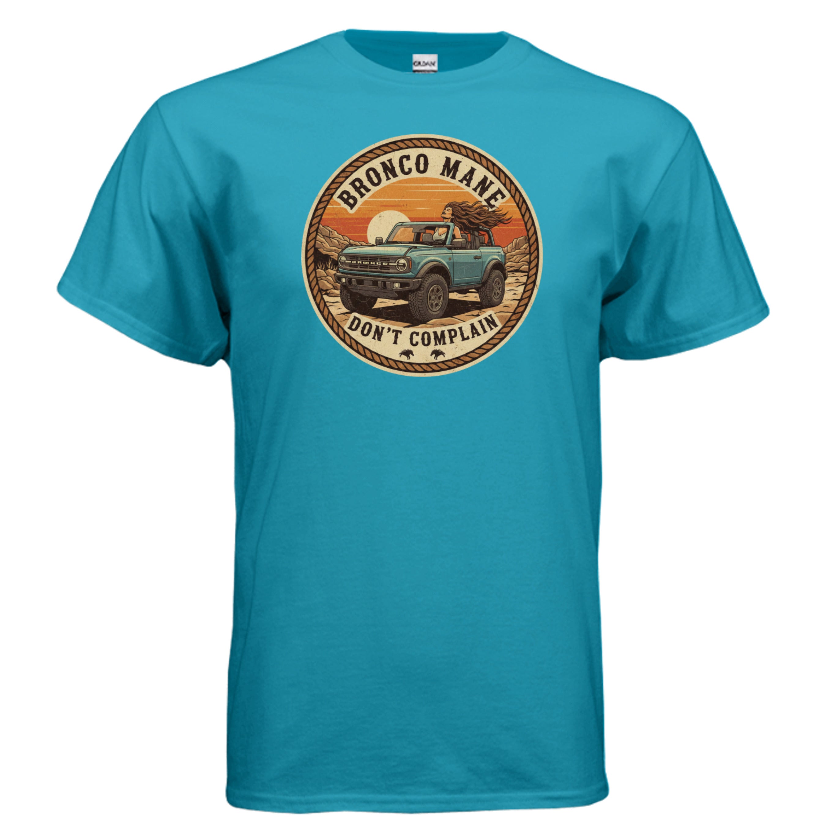 Windblown & Wild – Bronco Mane Shirt T-Shirt