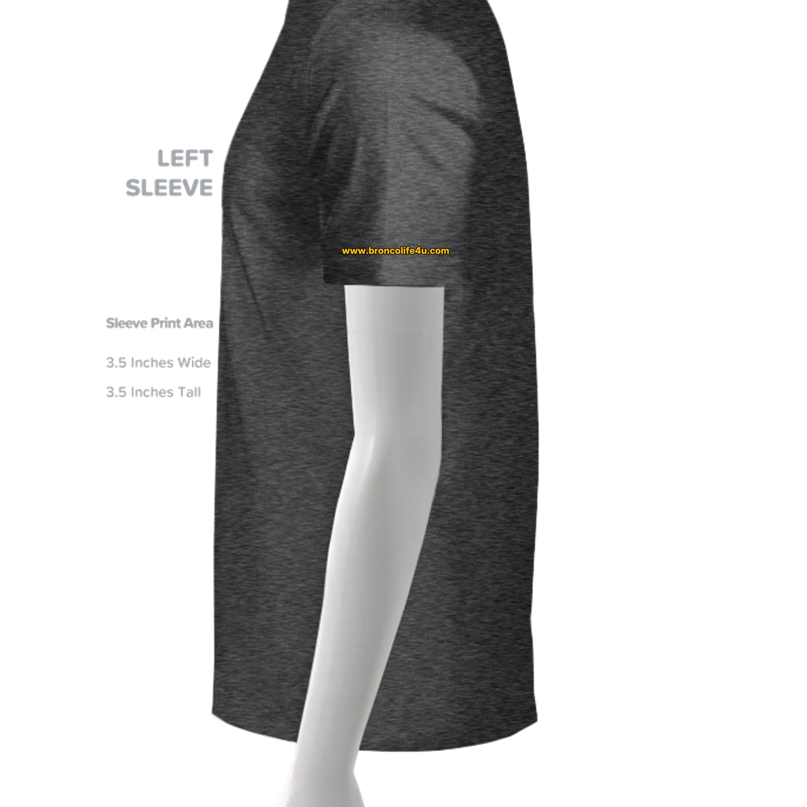 “My Eyes Are Up Here” Bronco Yellow Headlights Tee — The Ultimate Bronco Life Icebreaker T-Shirt