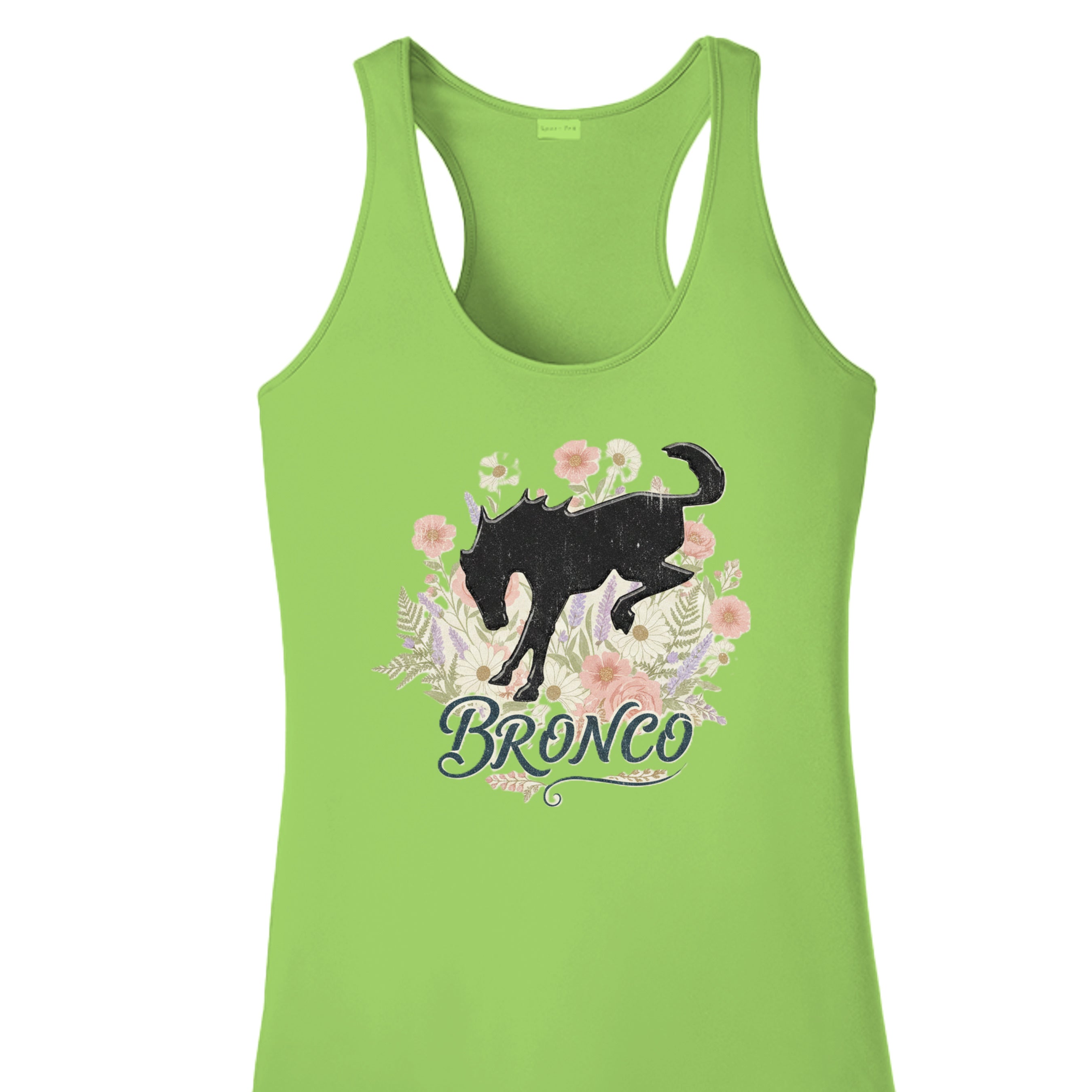 Women’s Wildflower Bronco Tank | Free Spirit Edition Lime Shock Tank top