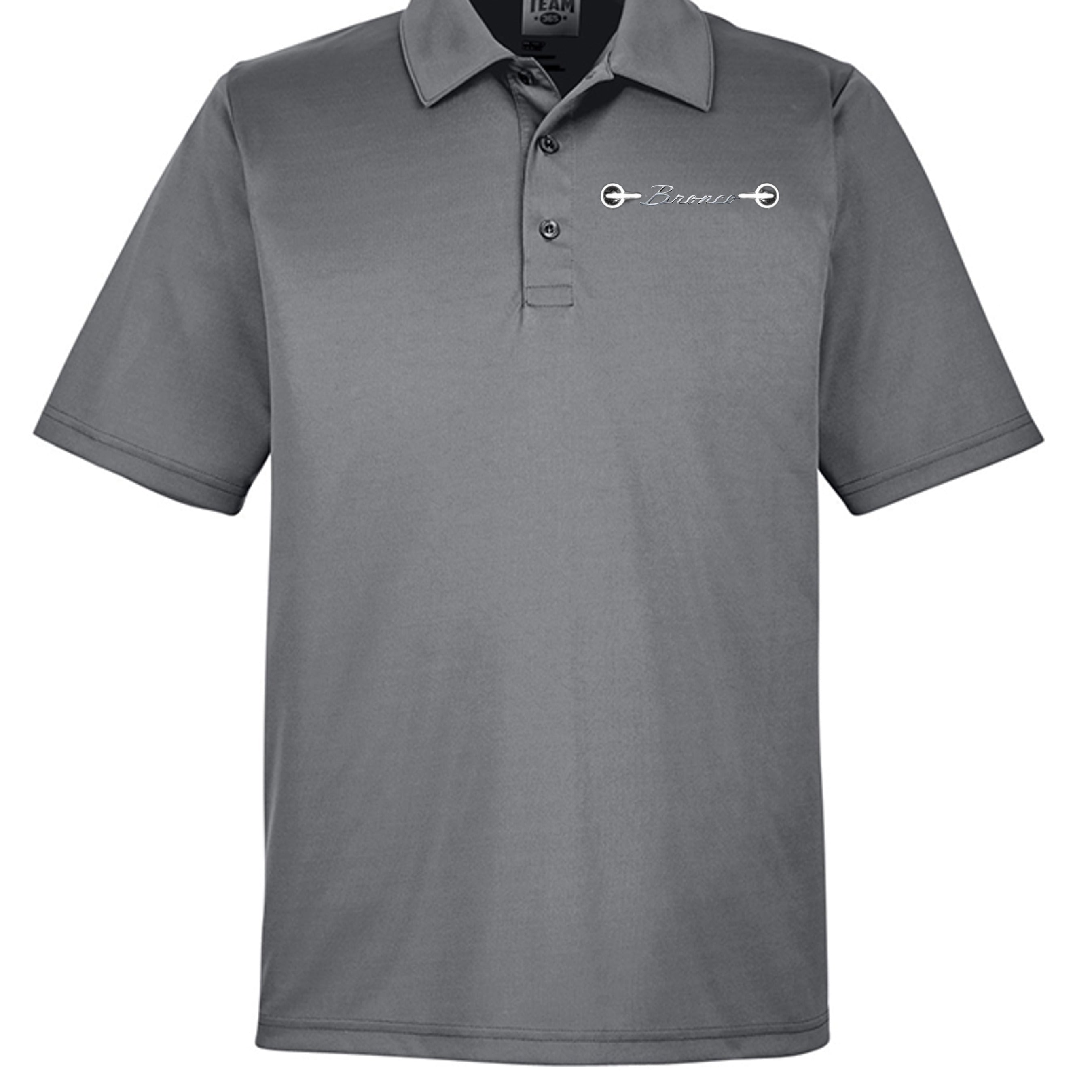 “60 Years Wild & Free” Moisture wicking polo SPORT GRAPHITE wicking polo