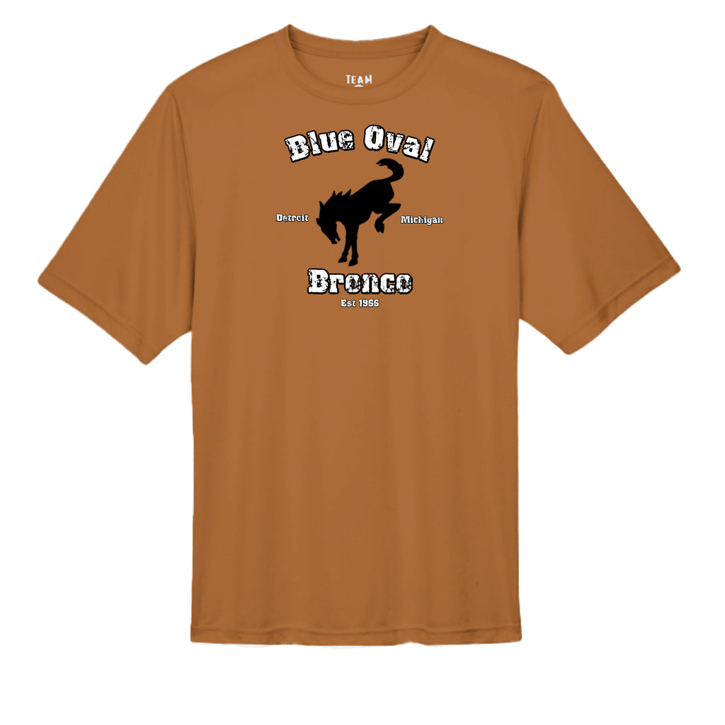 “Blue Oval Legacy” Bronco Performance Tee – Est. 1966 Detroit Edition wicking tee