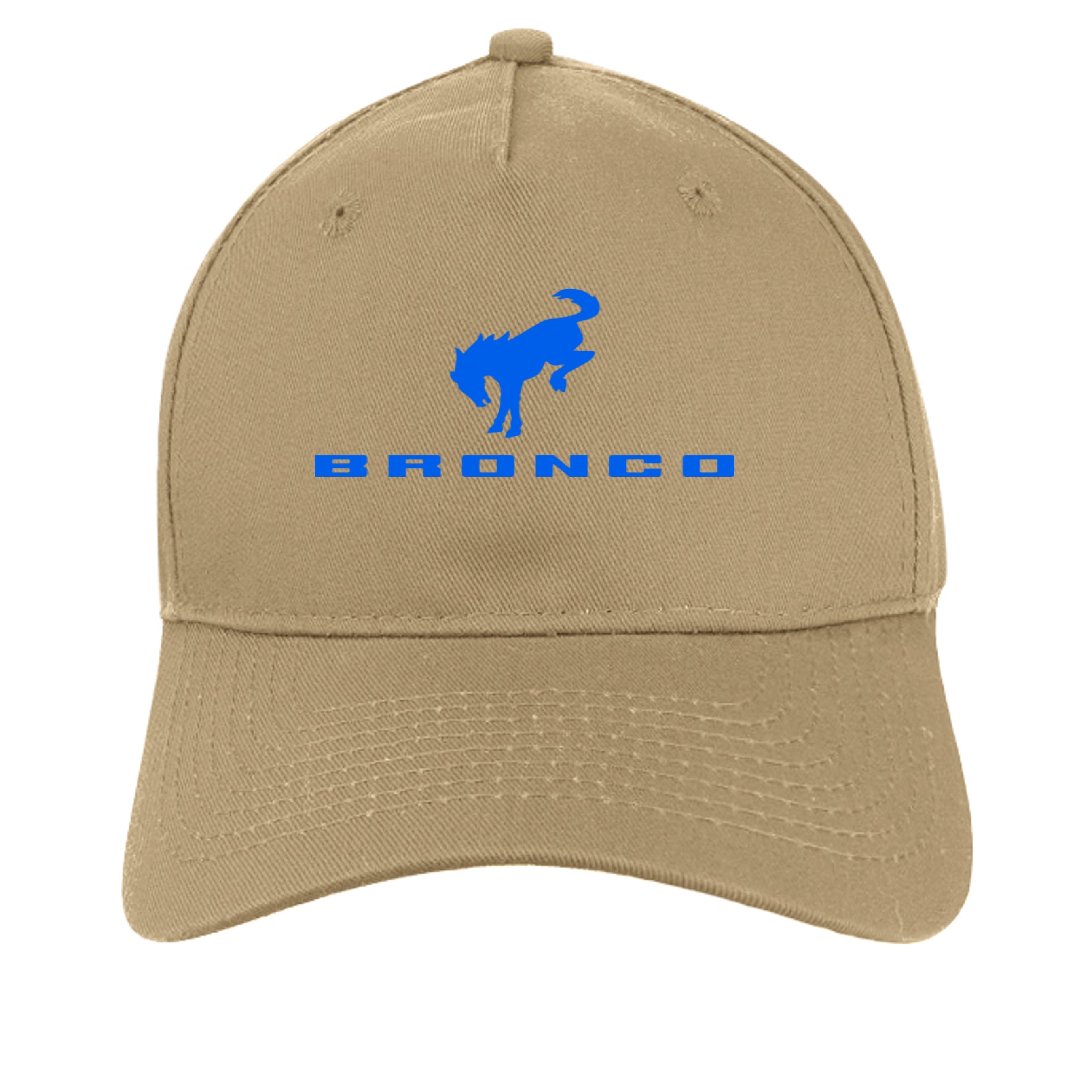 Distressed Bronco Cap – Retro Bucking Bronco Baseball Hat for Ford Bronco Fans Khaki ONE SIZE Hats