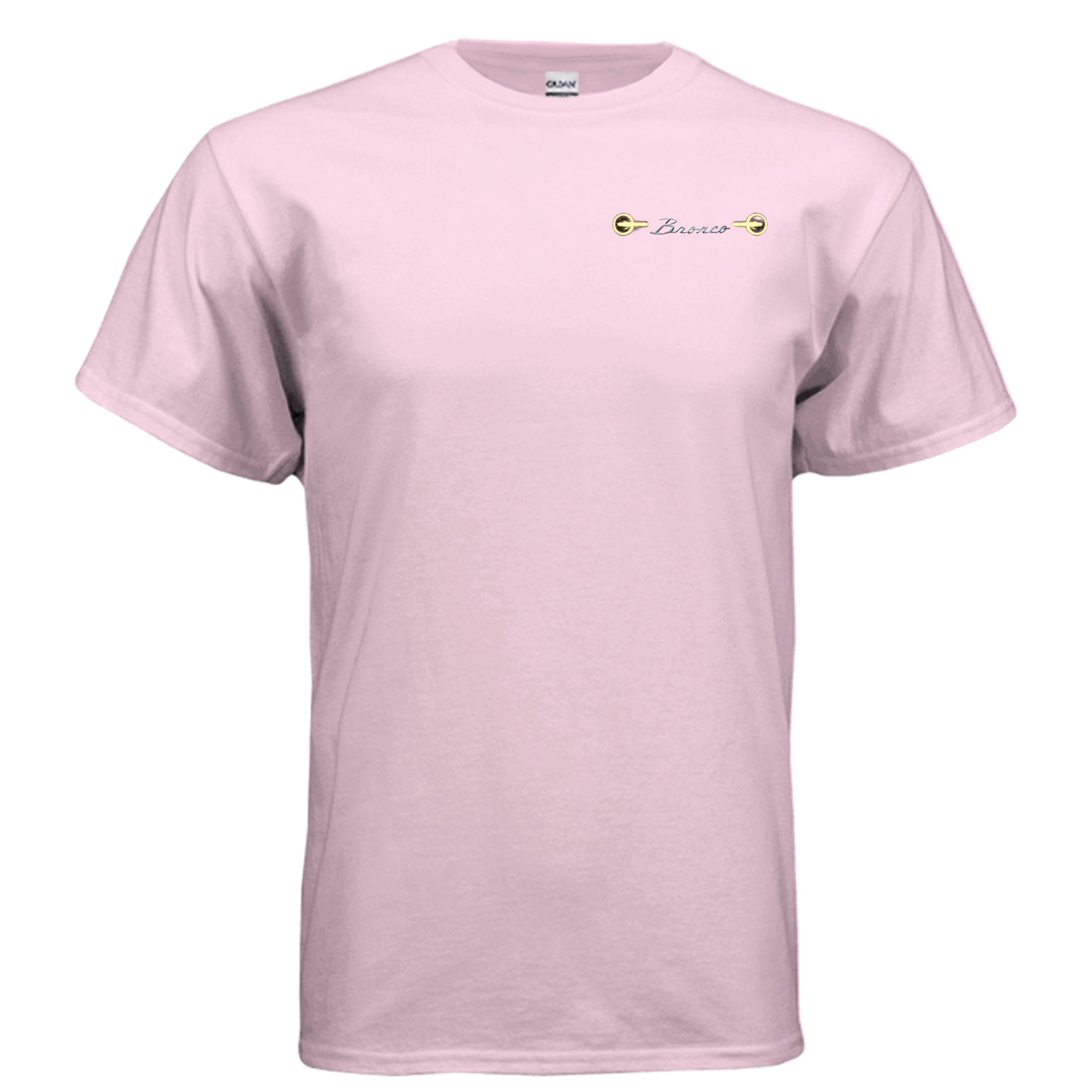 Bronco Family Tree Tee — Six Generations of Grit, Gas & Glory (V1) LIGHT PINK T-Shirt