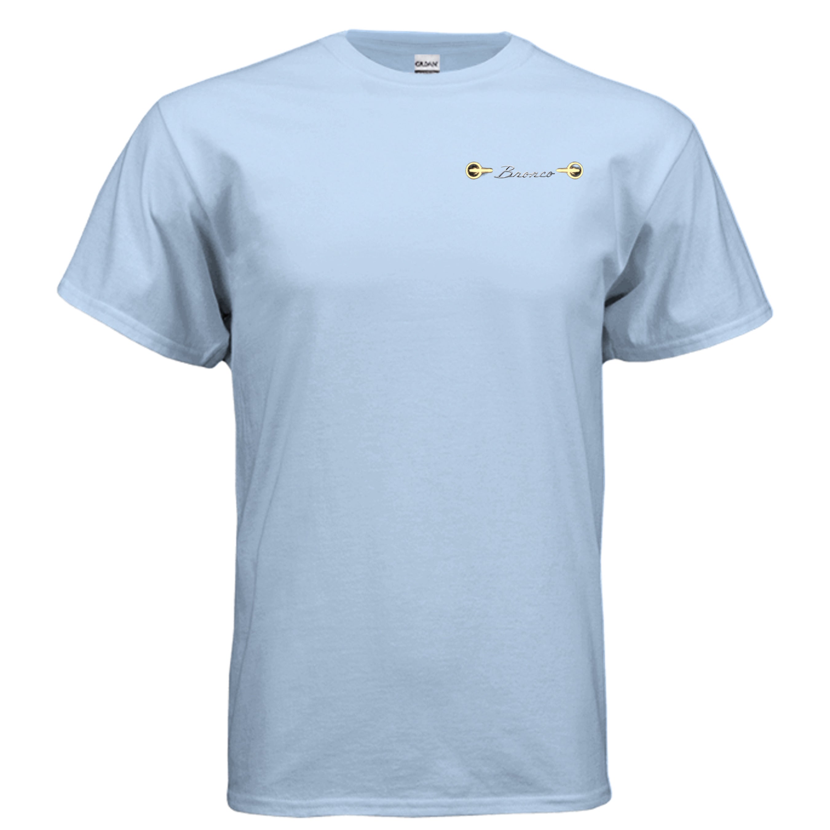 Bronco Family Tree Tee — Six Generations of Grit, Gas & Glory (V1) LIGHT BLUE T-Shirt