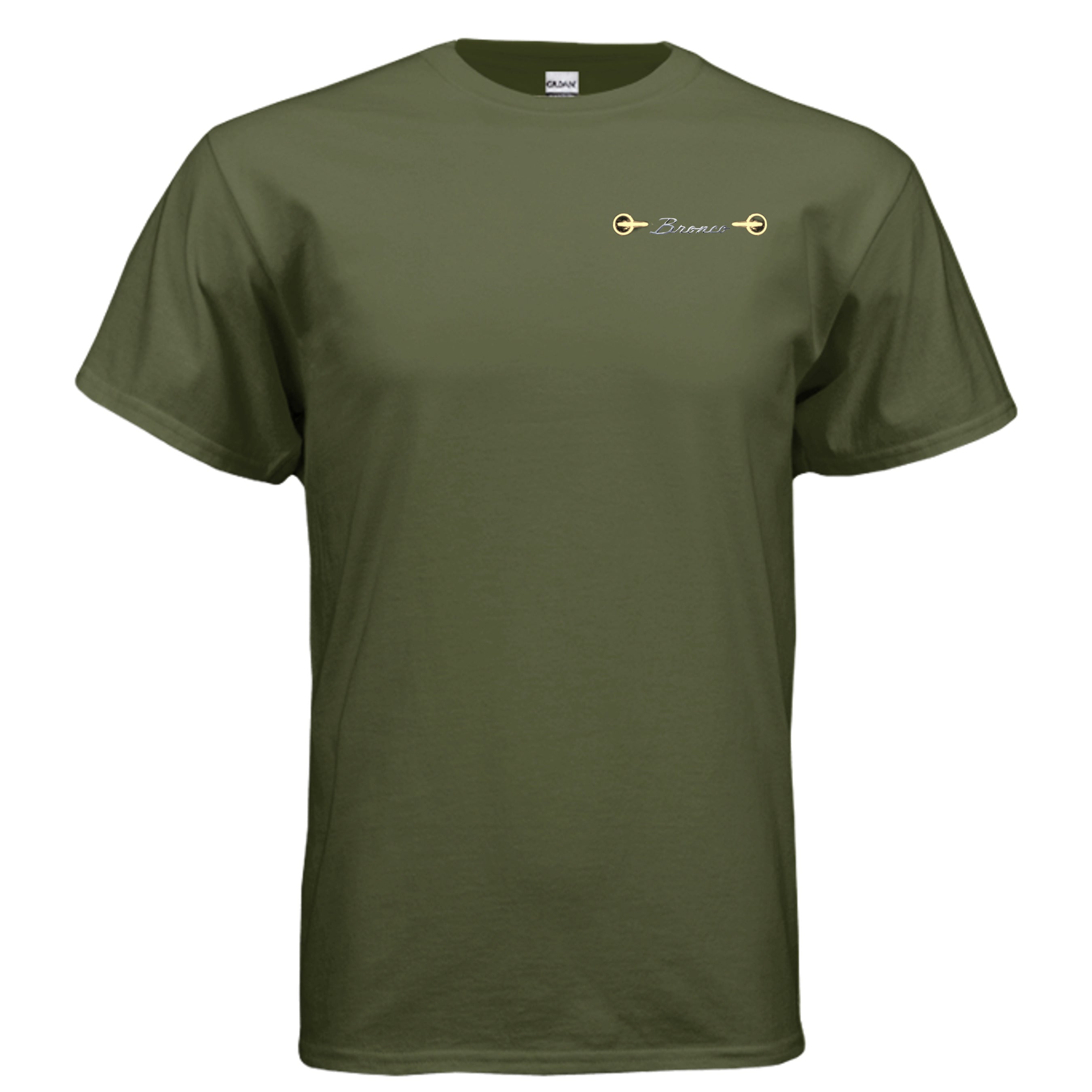 Bronco Family Tree Tee — Six Generations of Grit, Gas & Glory (V1) MILITARY GREEN T-Shirt