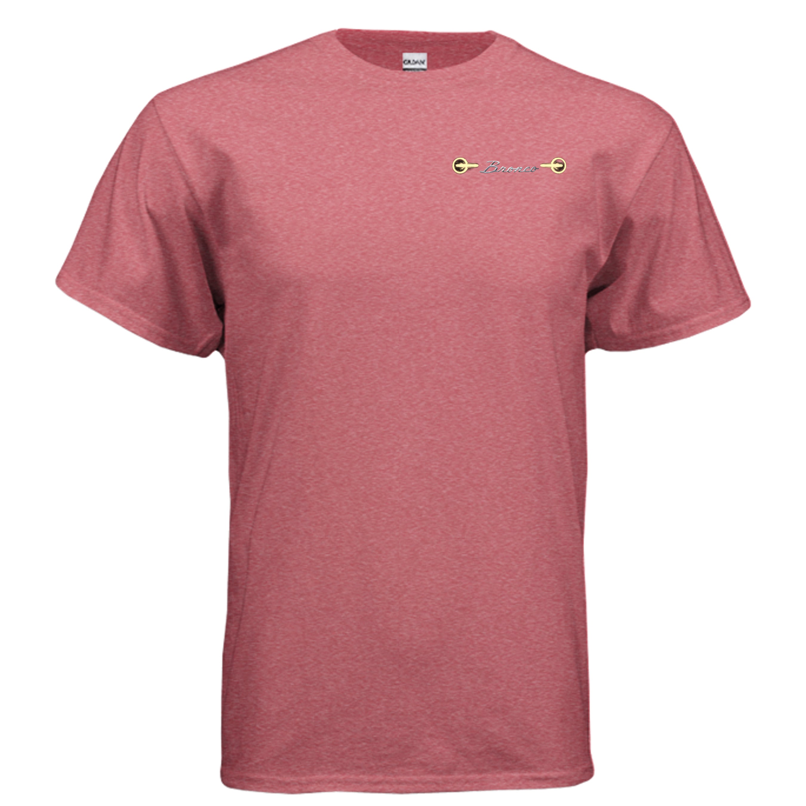 Bronco Family Tree Tee — Six Generations of Grit, Gas & Glory (V1) HEATHER RED T-Shirt