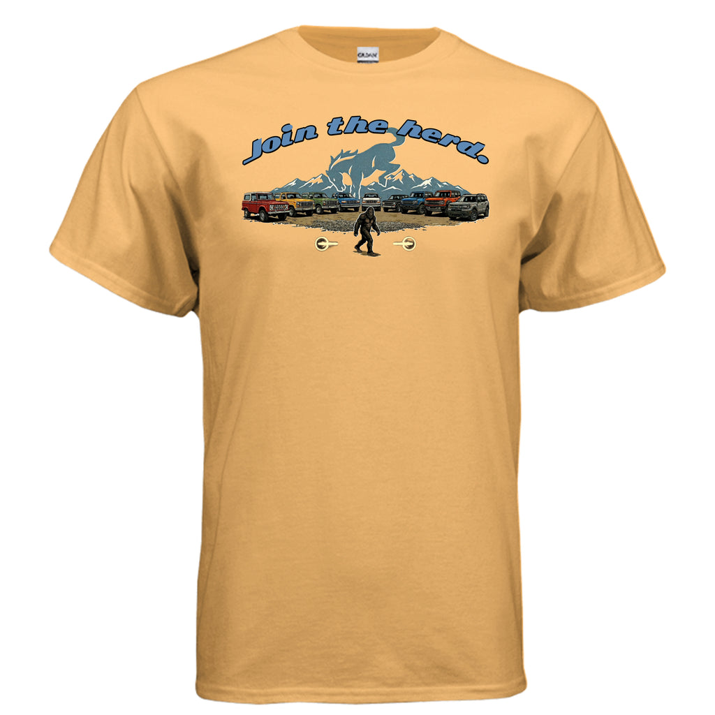 “Join the Herd” Bronco Tee – Legends, Sasquatch & Built Wild Generations T-Shirt