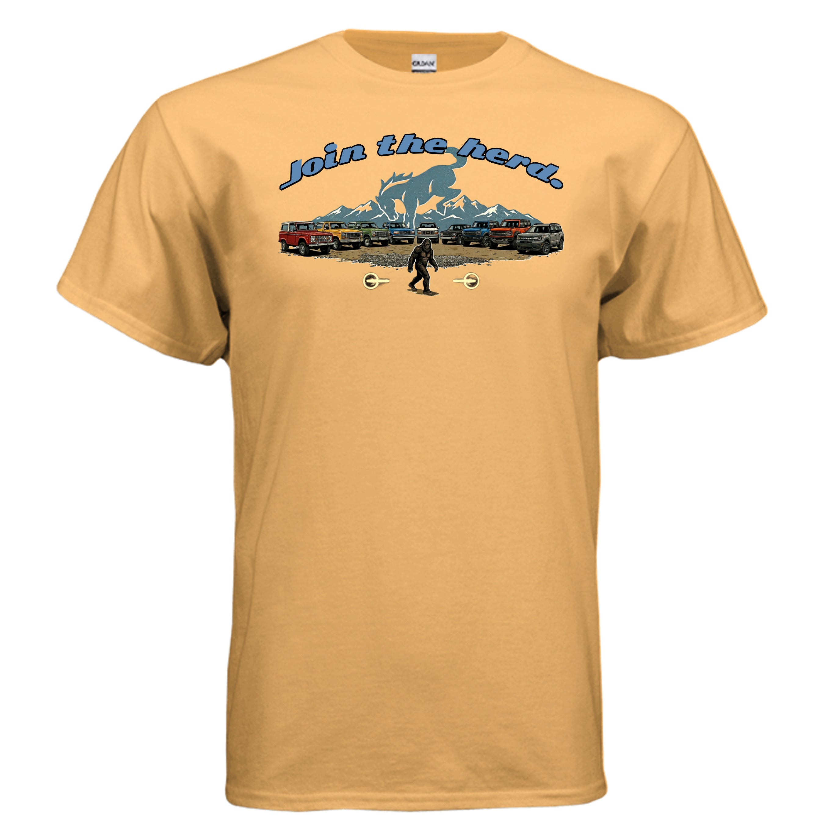 “Join the Herd” Bronco Tee – Legends, Sasquatch & Built Wild Generations T-Shirt