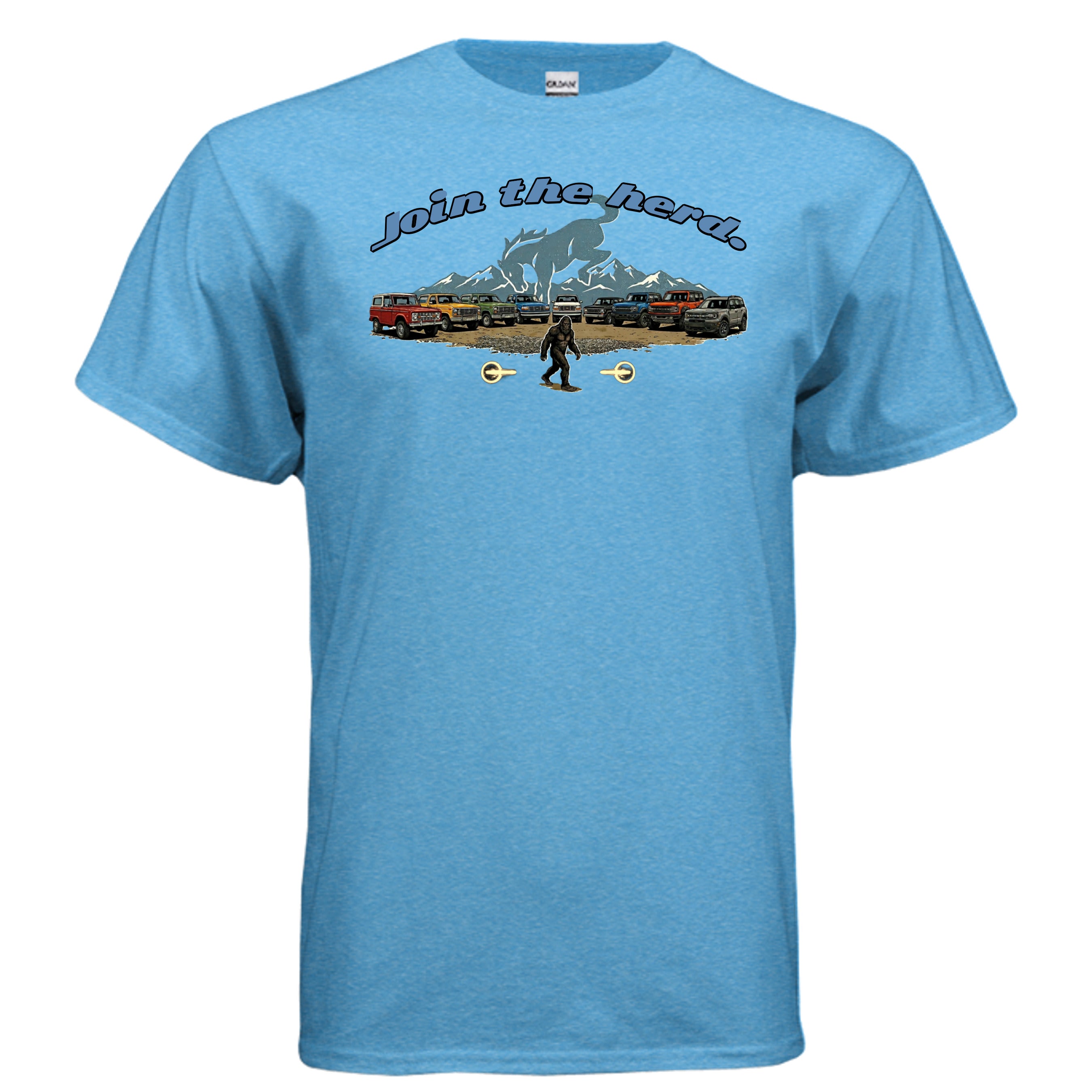 “Join the Herd” Bronco Tee – Legends, Sasquatch & Built Wild Generations T-Shirt