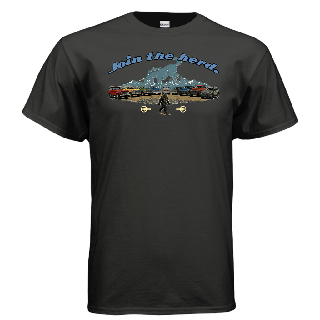 “Join the Herd” Bronco Tee – Legends, Sasquatch & Built Wild Generations T-Shirt