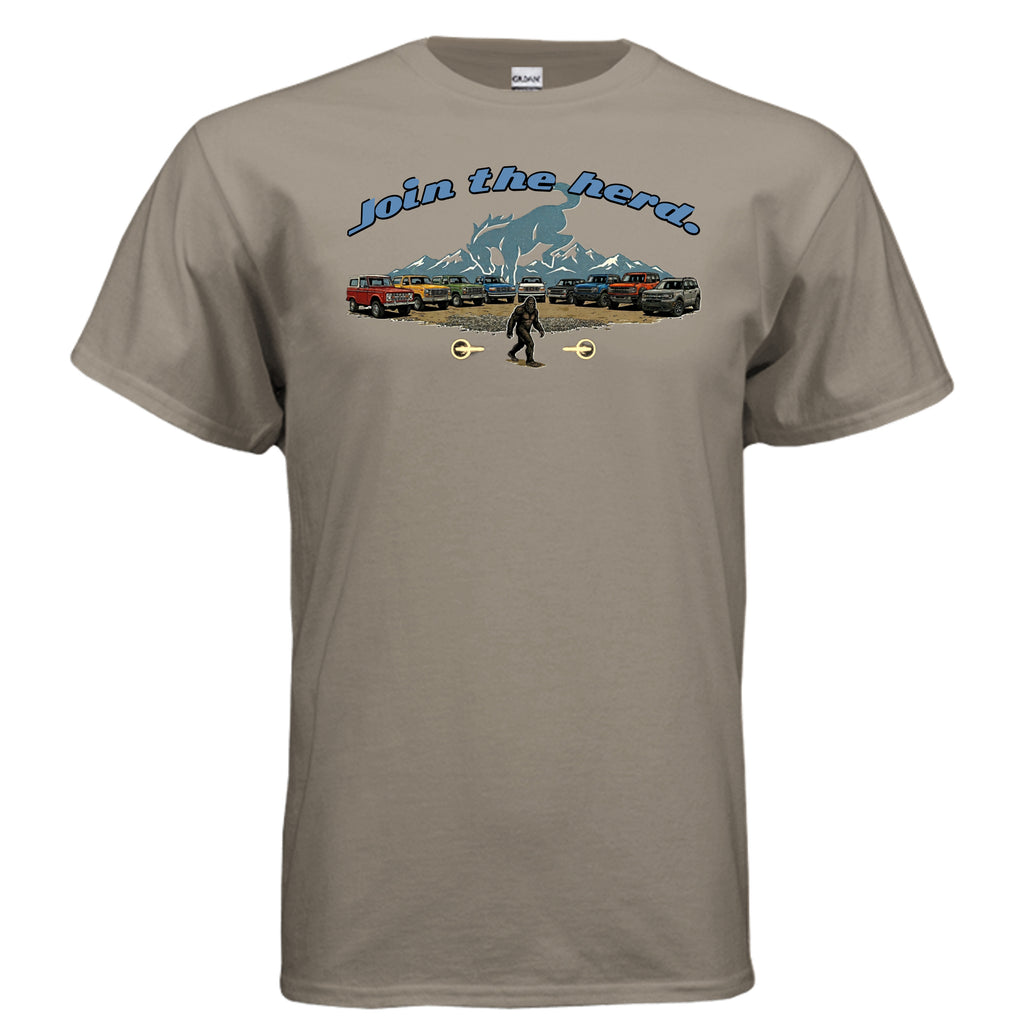 “Join the Herd” Bronco Tee – Legends, Sasquatch & Built Wild Generations T-Shirt