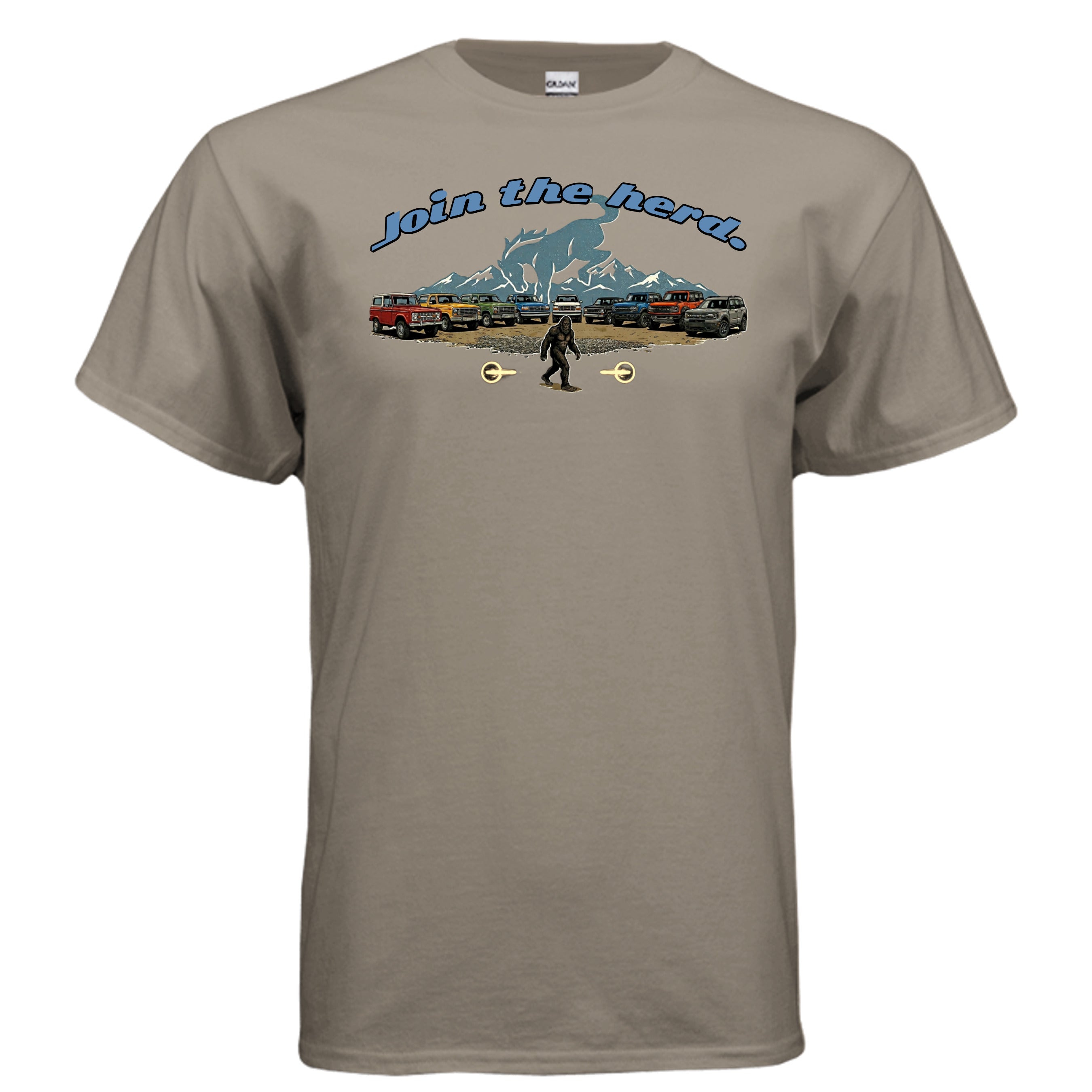 “Join the Herd” Bronco Tee – Legends, Sasquatch & Built Wild Generations T-Shirt