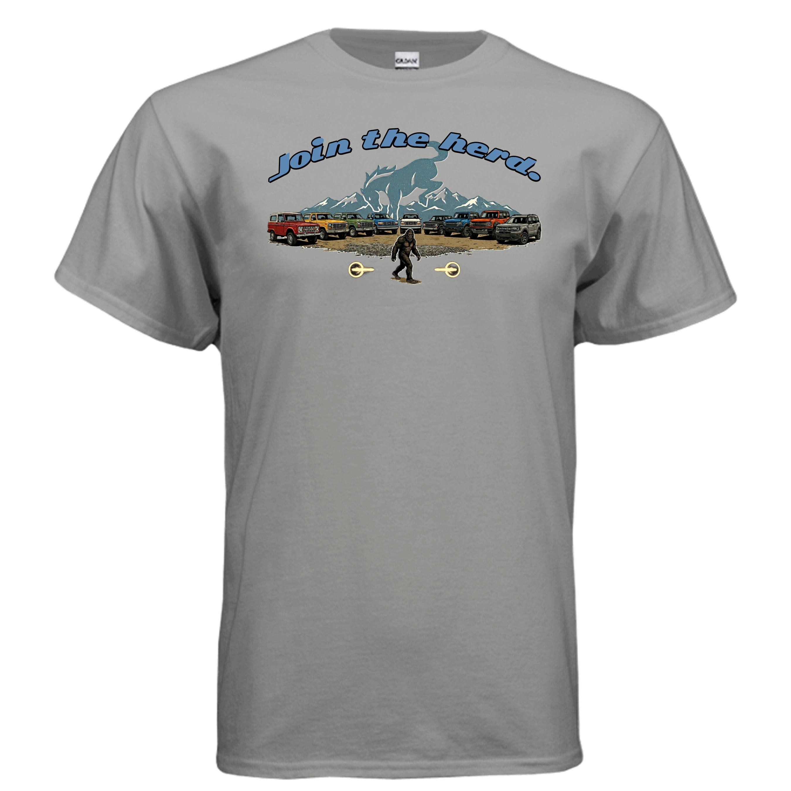 “Join the Herd” Bronco Tee – Legends, Sasquatch & Built Wild Generations T-Shirt