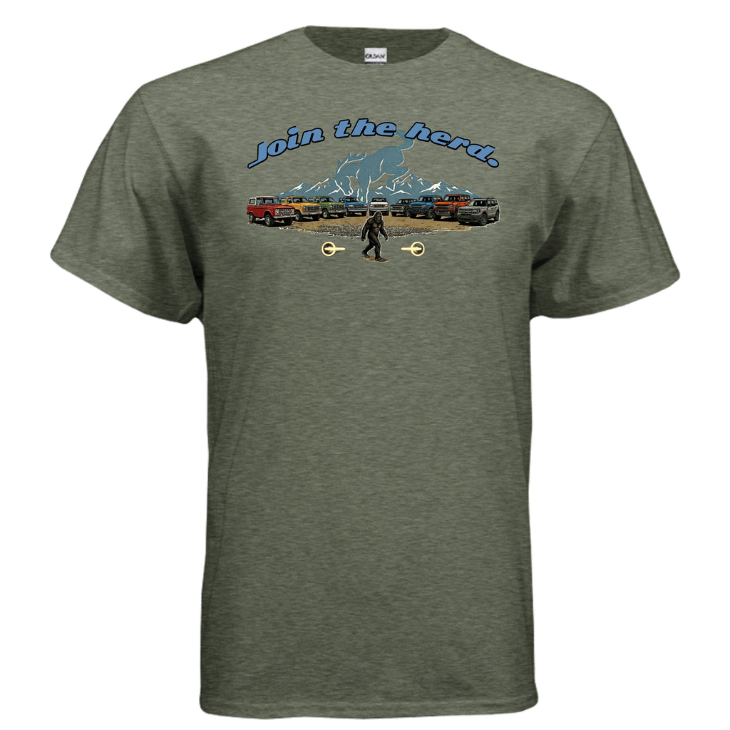 “Join the Herd” Bronco Tee – Legends, Sasquatch & Built Wild Generations T-Shirt