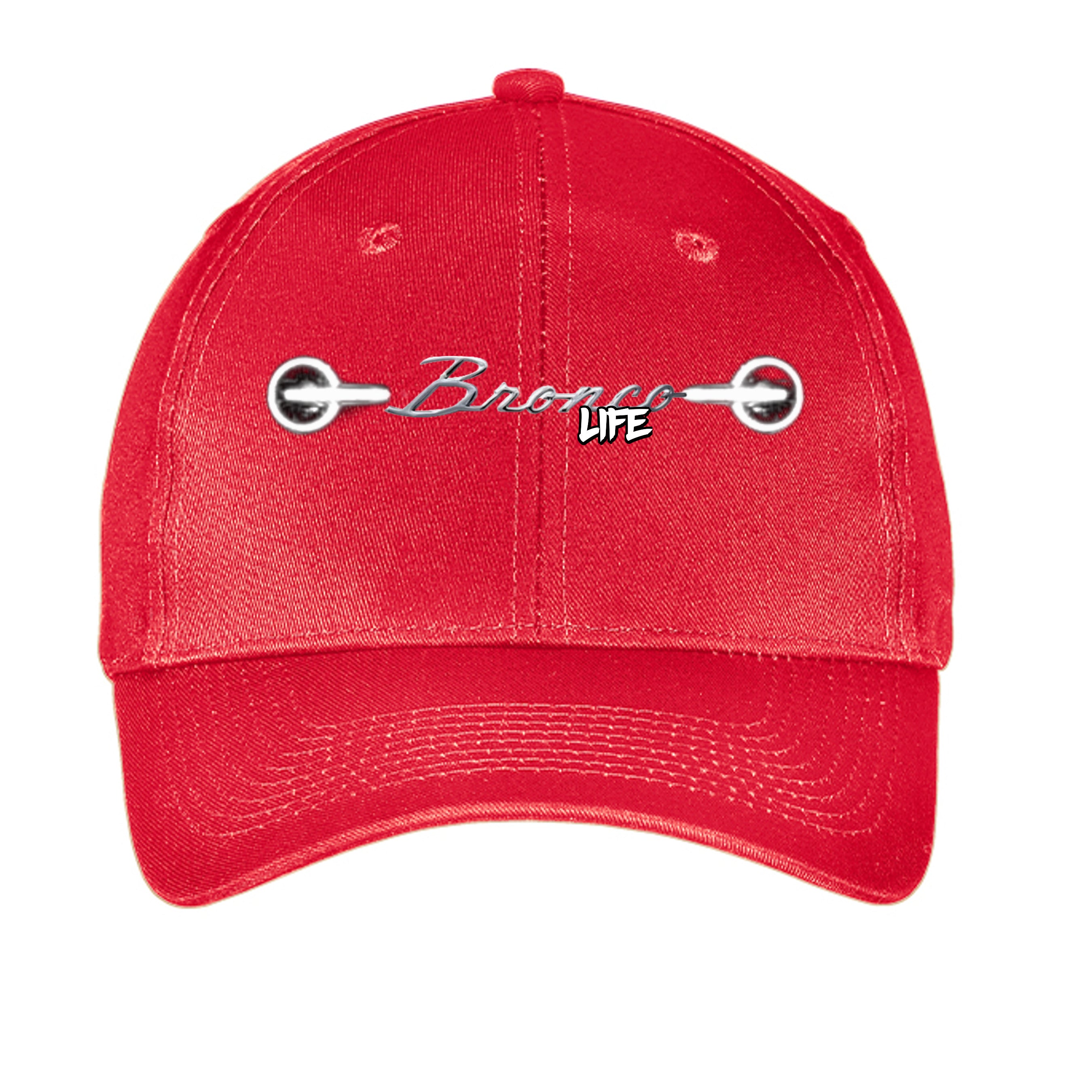 “Bronco Life” Hat – Adventure Mode Always On True Red ONE SIZE Hats