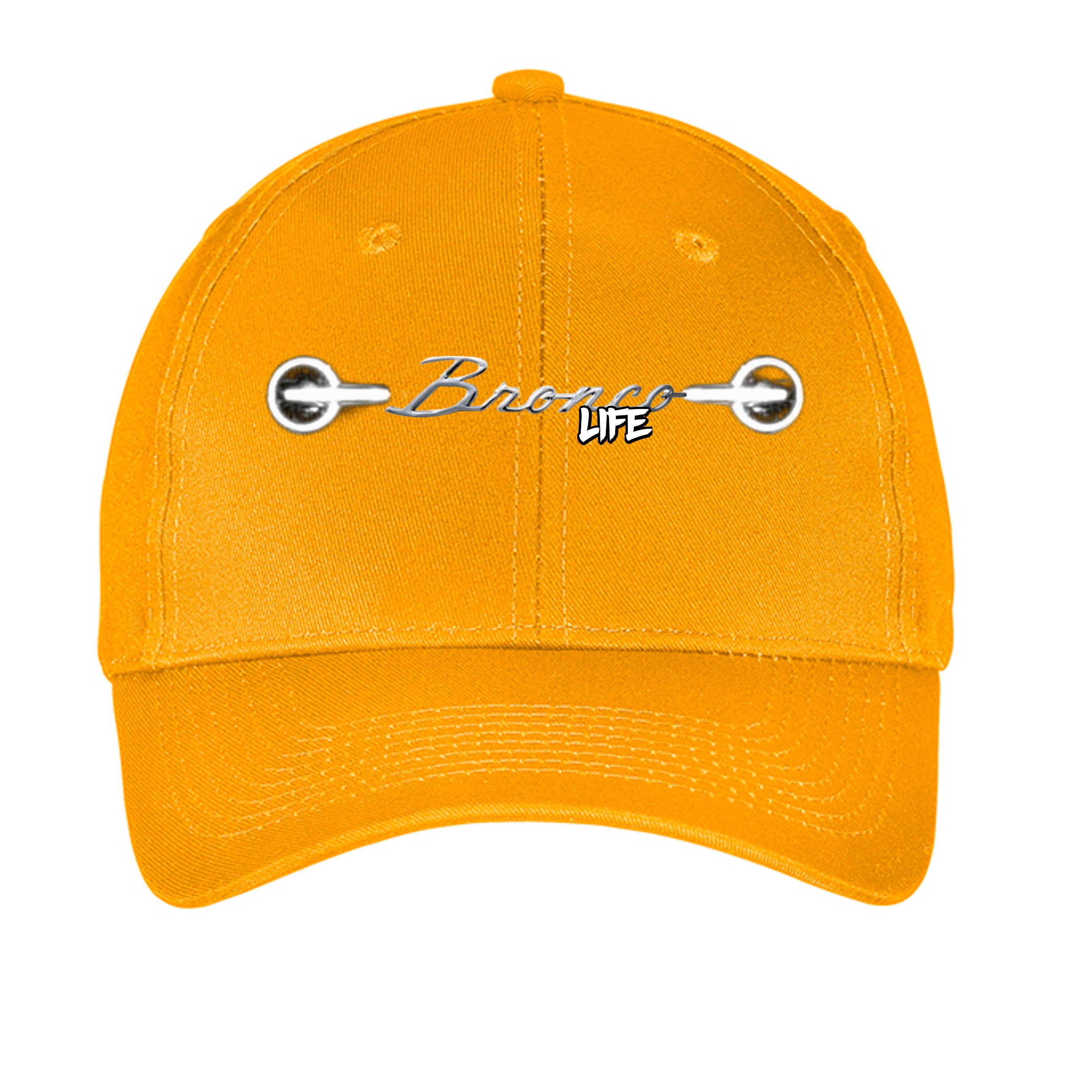 “Bronco Life” Hat – Adventure Mode Always On Athletic Gold ONE SIZE Hats