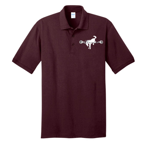 "60 Years of Capability" Ford Bronco Anniversary Polo – Official Heritage Edition Athletic Maroon Polo