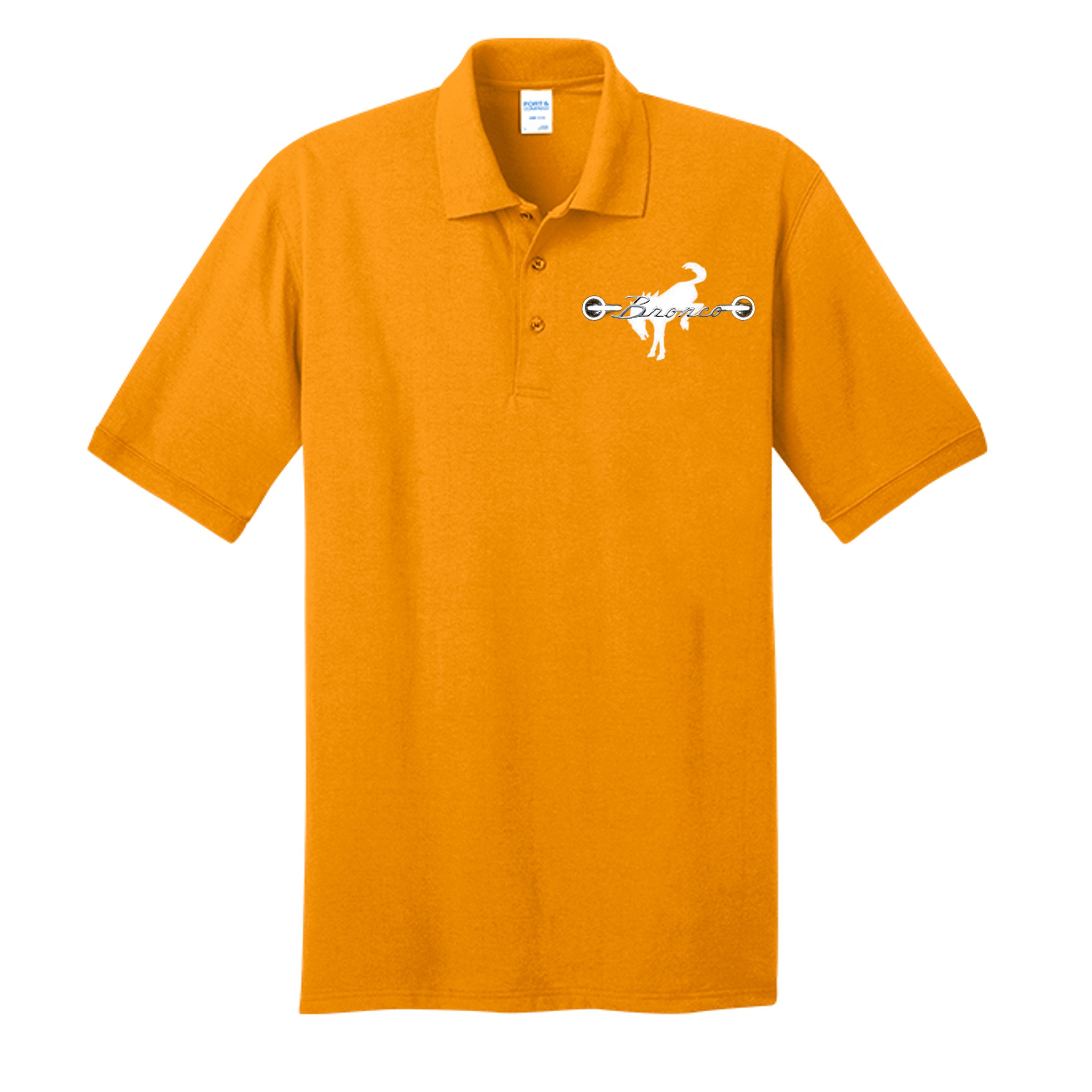 "60 Years of Capability" Ford Bronco Anniversary Polo – Official Heritage Edition Gold Polo