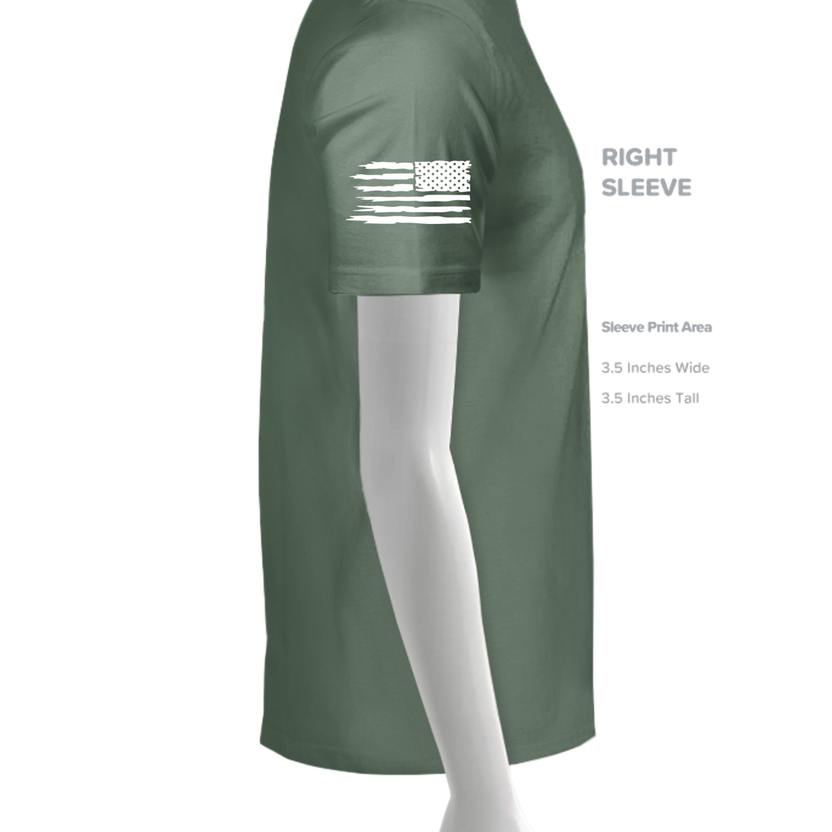 Military Green - 3000 - SLEEVE_RIGHT
