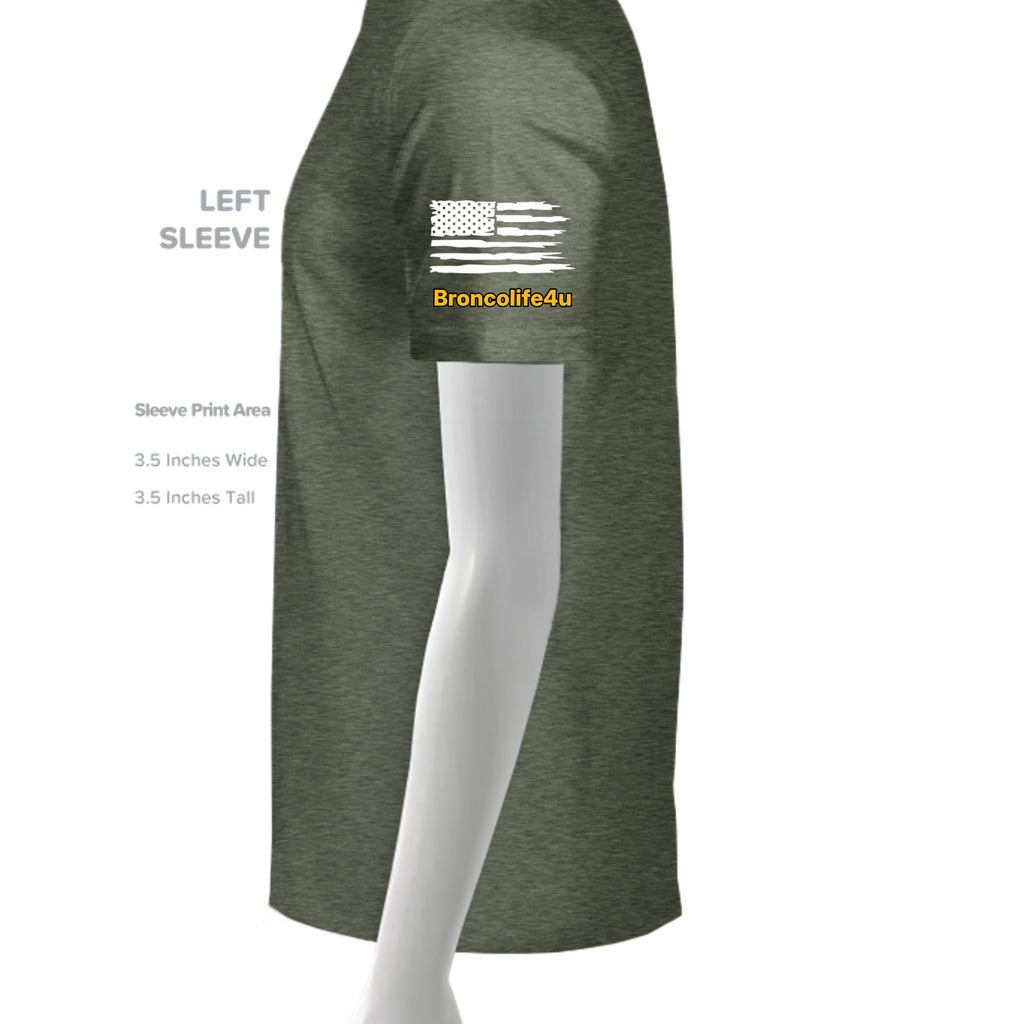 HEATHER MILITARY GREEN - G500 - SLEEVE_LEFT