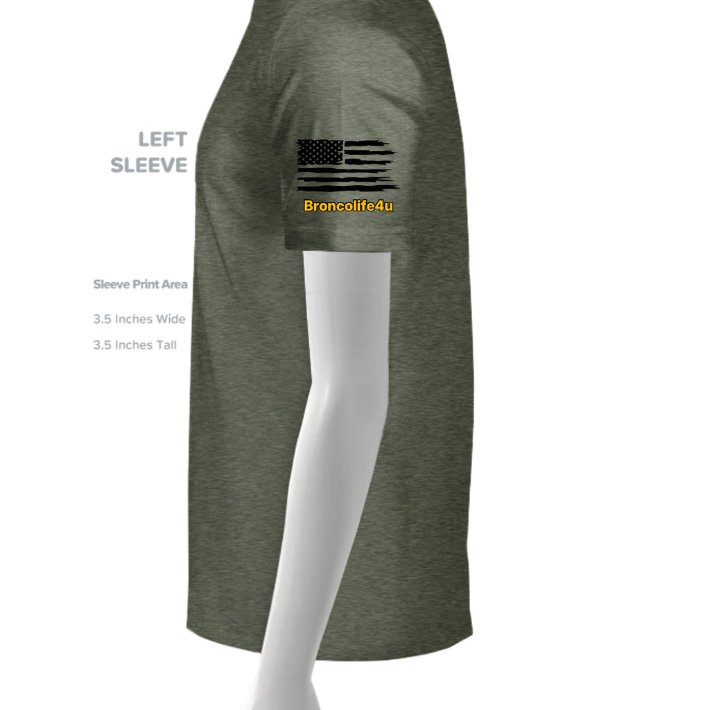 HEATHER MILITARY GREEN - G500 - SLEEVE_LEFT