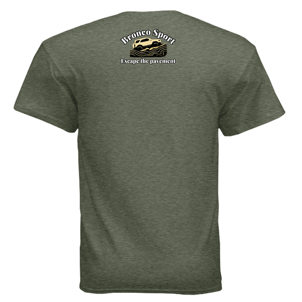 HEATHER MILITARY GREEN - G500 - BACK