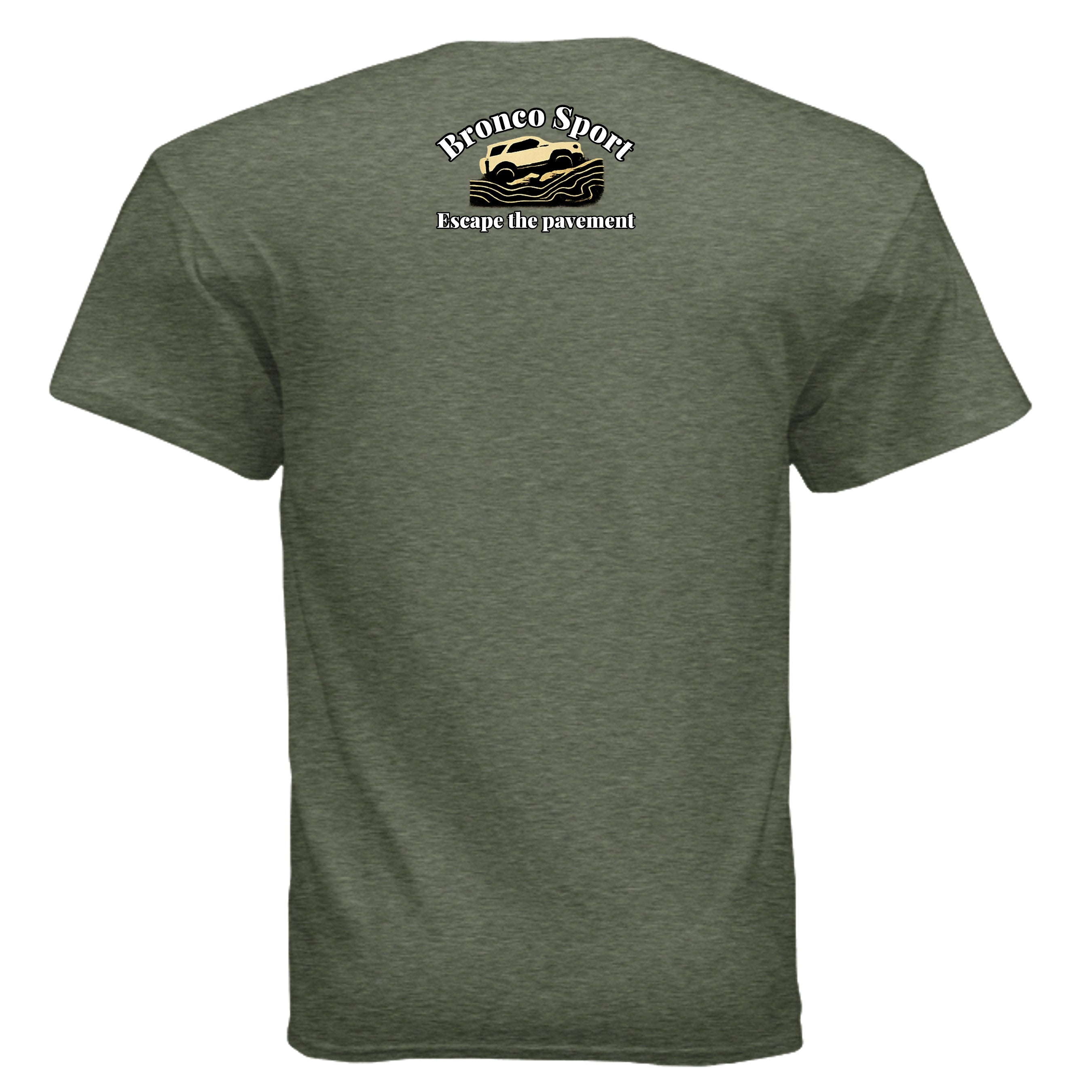 HEATHER MILITARY GREEN - G500 - BACK